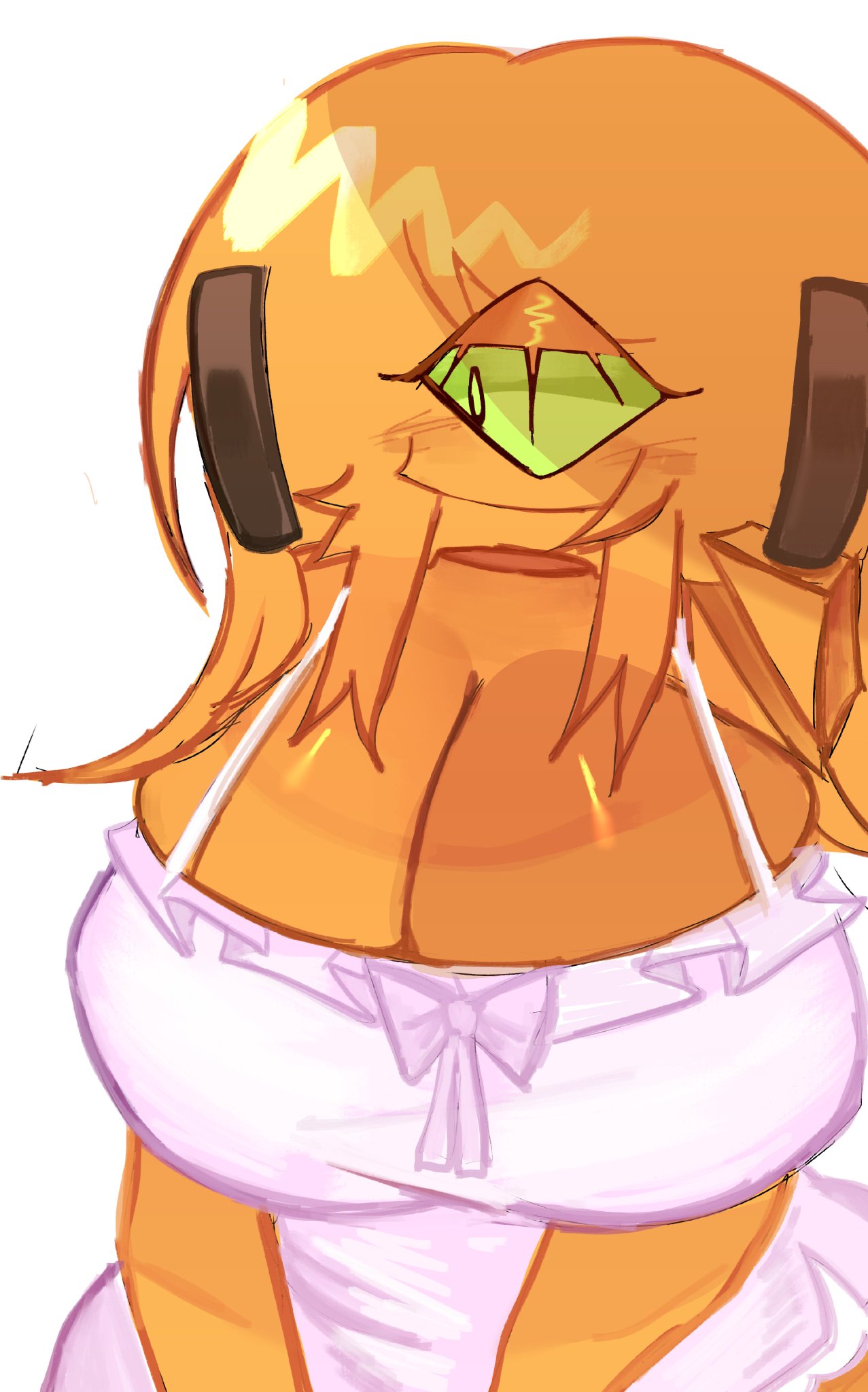 1girls, big breasts, die of death (roblox), green eyes, harken (die of death), roblox, roblox game, sfw, tagme, tagme (artist), yellow body