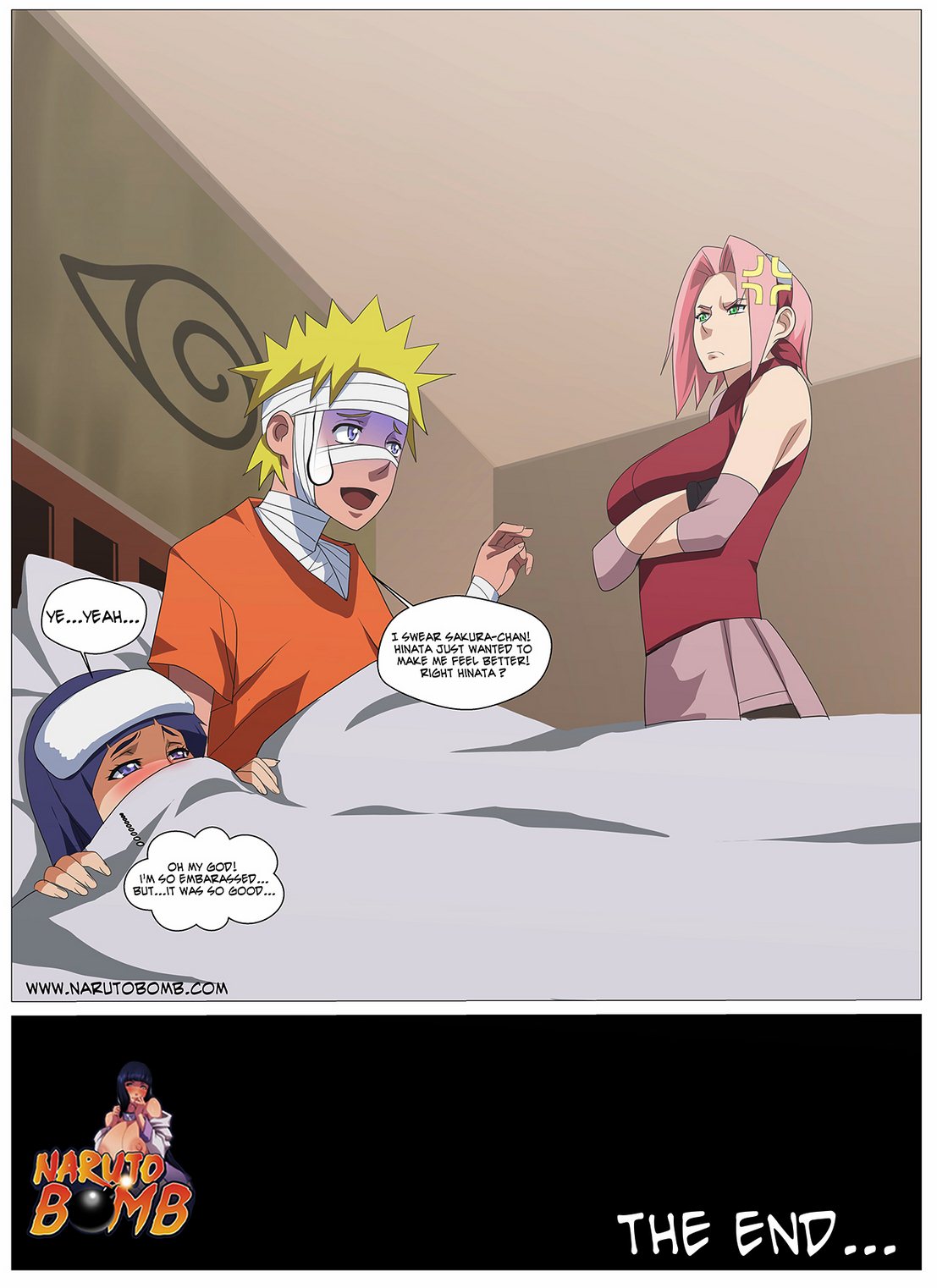 after sex, angry, cyberunique, female, hyuuga hinata, male, naruto, naruto (series), naruto bomb, naruto shippuden, sakura haruno, uzumaki naruto