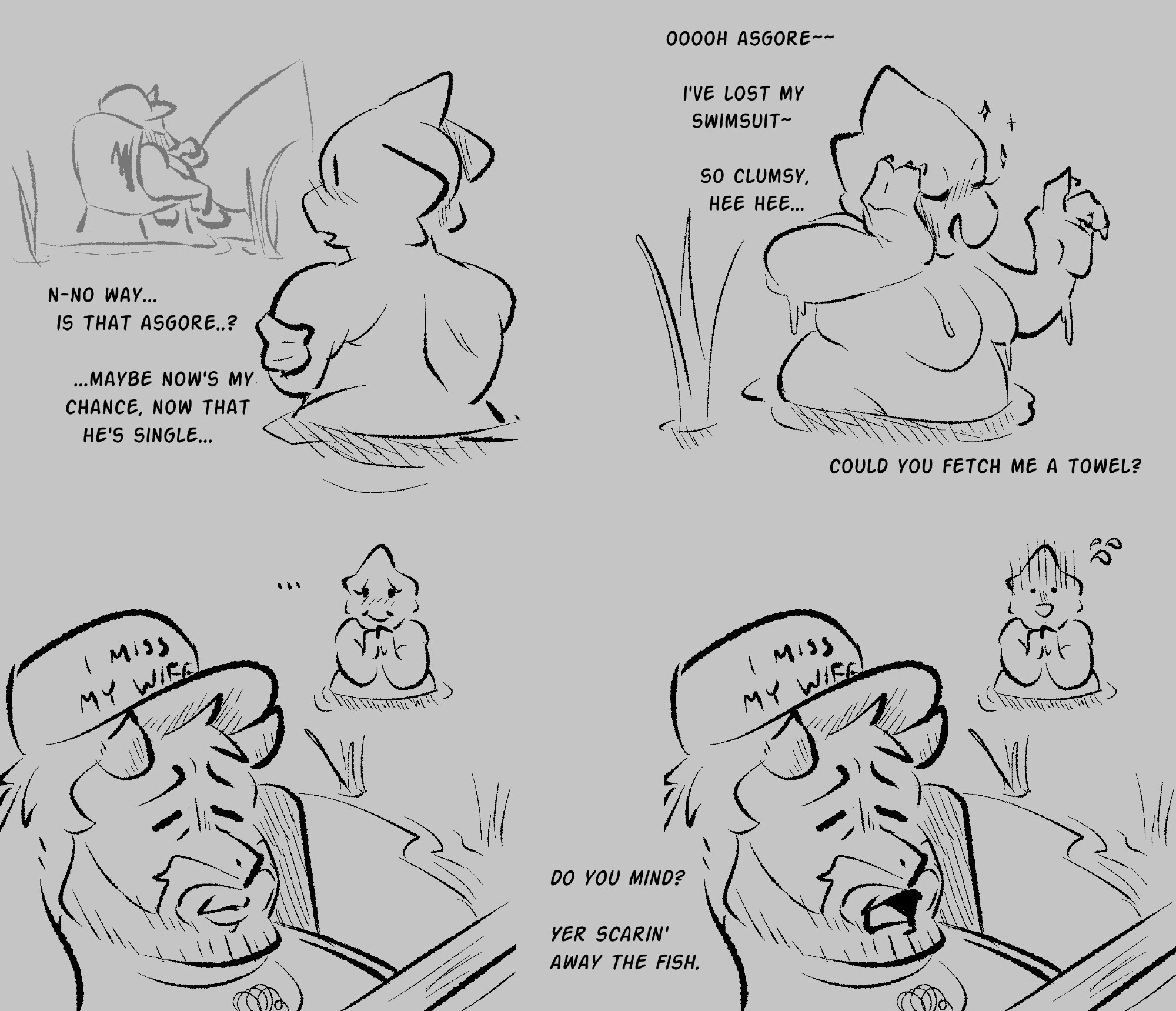 1boy, 1girls, alphys, asgore dreemurr, breasts, chubby, deltarune, female, male, nude, tagme, undertale, vyralewd