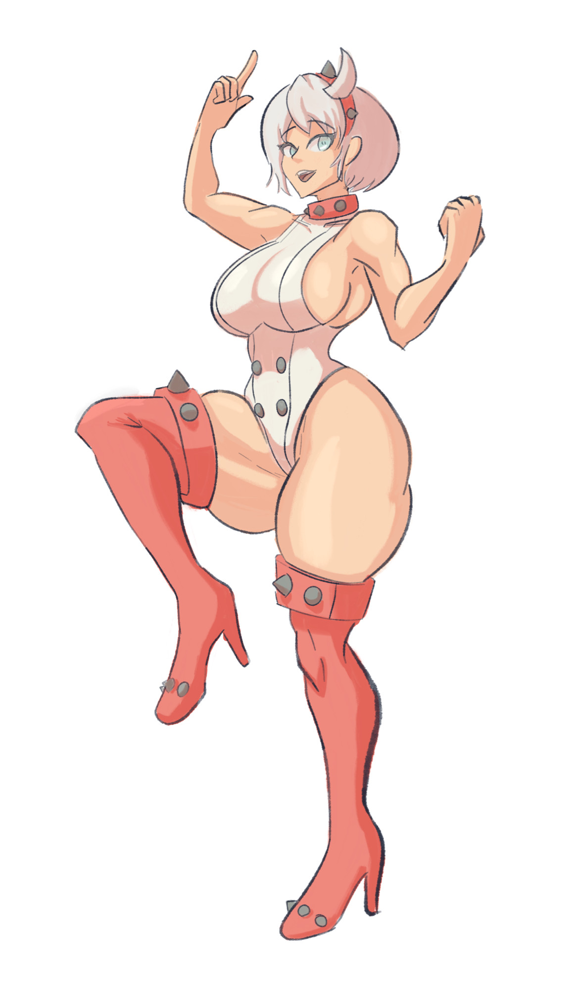 1girls, breasts, curvy, elphelt valentine, female, guilty gear, guilty gear strive, huge breasts, rodgewp, tagme, voluptuous