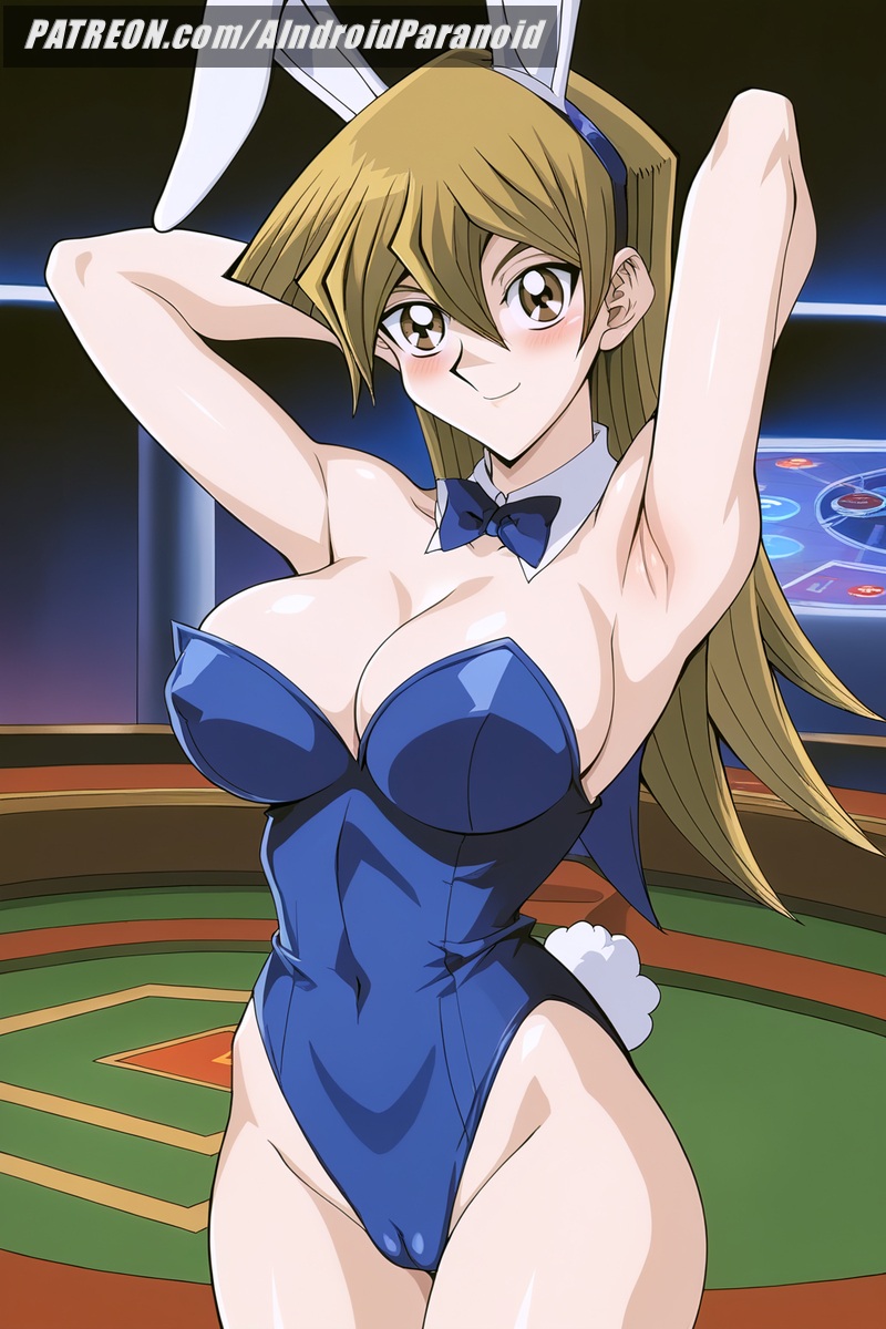 ai_generated aindroidparanoid alexis_rhodes ass asuka_tenjoin big_ass big_breasts big_butt blonde_hair bunny bunny_costume bunny_ear bunny_ears bunny_girl bunny_tail bunnygirl bunnysuit busty cameltoe casino curvy cute fat_ass female female_only hips huge_ass huge_breasts indoors large_ass large_breasts legs narrow_waist slim_waist stable_diffusion tenjouin_asuka thick_ass thick_thighs voluptuous waist wide_hips yellow_eyes yu-gi-oh! yu-gi-oh!_gx