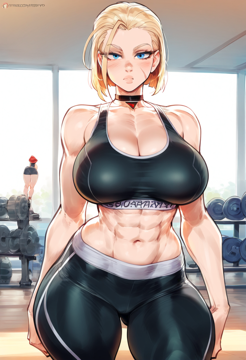 1girls abs ai_generated bare_arms bare_shoulders big_breasts blonde_hair blue_eyes cammy_white capcom clothed clothing color female female_focus female_only fit_female gym gym_clothes hi_res large_breasts light-skinned_female light_skin looking_at_viewer muscles muscular muscular_female scar short_hair solo solo_female sports_bra street_fighter street_fighter_6 tagme thick_thighs zawuardo