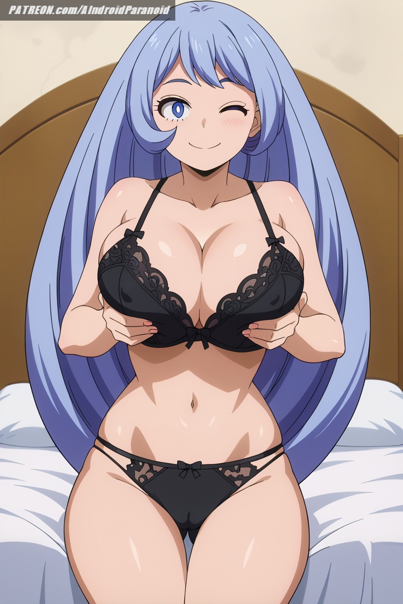 ai_generated aindroidparanoid ass bedroom big_breasts blue_eyes blue_hair boku_no_hero_academia breasts busty cameltoe curvy fat_ass female female_only flirting grabbing_own_breast hadou_nejire hips huge_breasts indoors large_breasts lingerie long_hair my_hero_academia narrow_waist nejire_hado nipples slim_waist squeezing_breast stable_diffusion standing superheroine touching_breast voluptuous wavy_hair