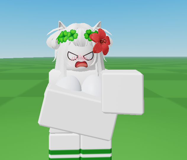 angry catgirl flowi roblox robloxian youtuber