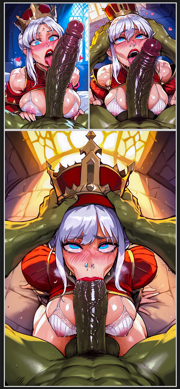 1boy 1boy1girl 1eyedemperor 1girl1boy 1girls 1male 1male1female 2d 2d_(artwork) 2d_artwork adult after_fellatio after_oral ai_assisted ai_generated before_and_after before_oral before_sex beneath_the_crown big_ass big_breasts big_penis bimbo black_mascara blowjob blue_eyes chains comic comic_page comic_panel comics commentary crown crown_braid cum cum_drip cum_from_mouth cum_from_nose cum_in_mouth cum_inside cum_on_body cum_on_breasts cum_on_face dialogue dialogue_box dialogue_bubble domination dripping dripping_cum dripping_pussy english english_commentary english_dialogue english_language english_subtitles english_text erect_cock erect_dick erect_nipples erect_penis erection fake_breasts fantasy fellatio female female_focus female_penetrated forced forced_oral free_use full_color goblin goblin_male gold_jewelry golden_crown green-skinned_male green_cock green_hair green_penis green_skin heart heart_eyes hearts_around_body hearts_around_head heels high_heels highres huge_cock huge_hips indoors kneeling large_penis legs_apart legs_spread long_hair long_penis makeup makeup_running male male_dominating_female male_domination mature mature_female medieval milf mouth_fuck mouth_full_of_cum mouth_hold multiple_views muscular muscular_female on_knees oneyedemperor open_clothes open_mouth orc orc_male original original_character original_characters outdoors page_3 princess public public_sex public_use queen raped raped_by_enemy red_dress red_lipstick restrained running_mascara slave slavegirl sperm squirting story submissive submissive_female tongue tongue_out tongue_out_blowjob underwear veiny_penis wet wet_body wet_clothes wet_pussy wet_skin white-skinned_female white_bra white_hair white_skin