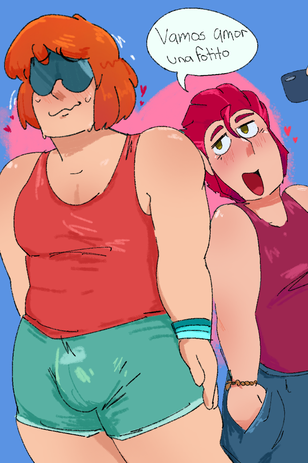 bara brawl_stars bulge buster_(brawl_stars) colt_(brawl_stars) gay nahu600