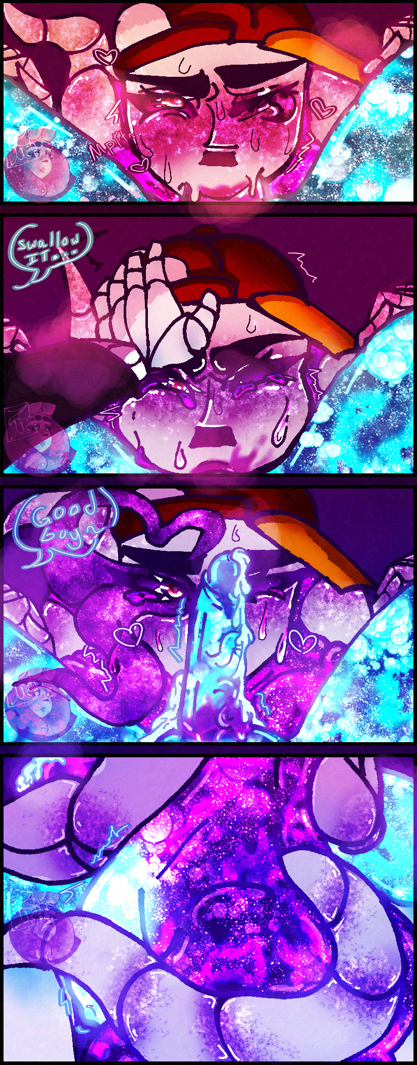 belly belly_bulge big_ass big_belly big_breasts big_penis big_thighs blue_body breasts comic comic_page cum cum_in_mouth cum_inflated_belly cum_on_breasts cum_swallow cum_swallowing cuminflation dick_sucking ectobody ectobreasts ectopenis face_fucking fresh_sans gay gay_sex greaser_sans holding_head inflation lipstick lipstick_mark lipstick_on_penis male male/male male_only parasite penis penis_in_mouth penis_on_face purple_body purple_lipstick purple_lipstick_mark purple_lipstick_mark_on_penis red_hat sans sans_au sanscest skeleton sucking_penis tail text text_bubble tits_out trans_man transgender_male undertale undertale_(series) undertale_au