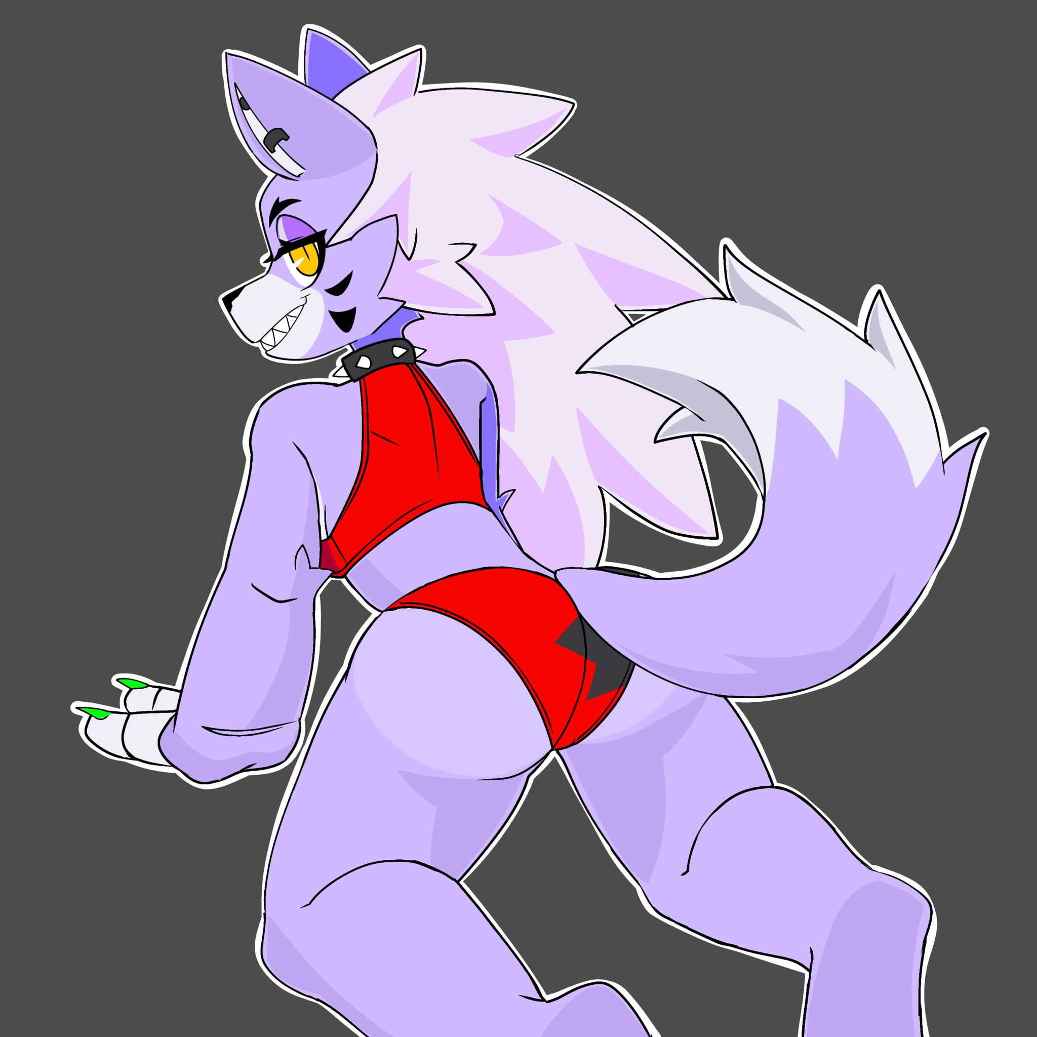 female, five nights at freddy's, fnaf, roxanne wolf (fnaf), ryuuuk1, solo