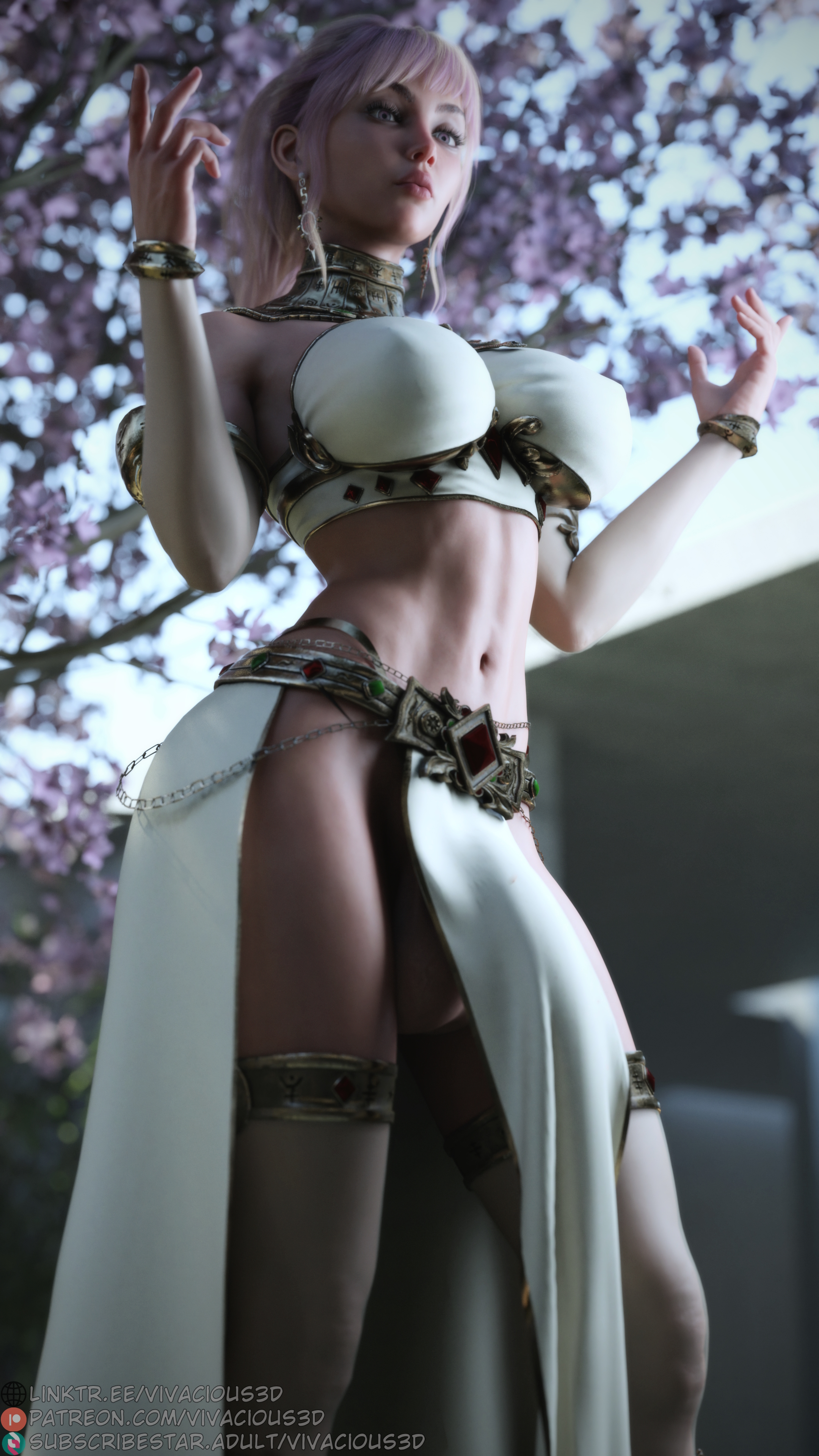 3d, 3d (artwork), 3dx, abs, big breasts, big penis, breasts, futanari, intersex, large penis, muscular, muscular futa, penis, vivacious3d