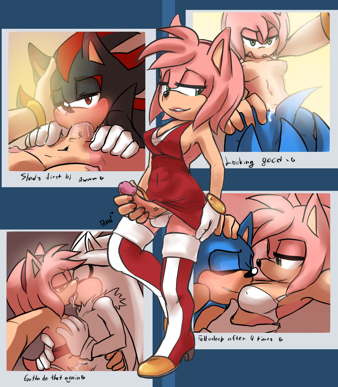 1futa, 3boys, amy rose, anal, anthro, armpits, ass, blue fur, boots, breasts, cum, cum in ass, cum in mouth, cum inside, dickgirl, dickgirl/male, exposed torso, fellatio, footwear, furry, futa on male, futa pov, futanari, gloves, hand on ass, hand on head, handwear, hedgehog, high heels, intersex, intersex/male, kissing, krazyelf, makeout, male, male sucking futa, mammal, mostly nude, oral, panties aside, penis, photo, photo (object), pov, red dress, sega, selfie, shadow the hedgehog, shoes, silver the hedgehog, socks, sonic (series), sonic the hedgehog, sonic the hedgehog (series), text, veins