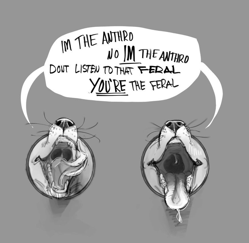 anthro, elicitie, feral, glory hole, muzzle, tagme, tongue, tongue out