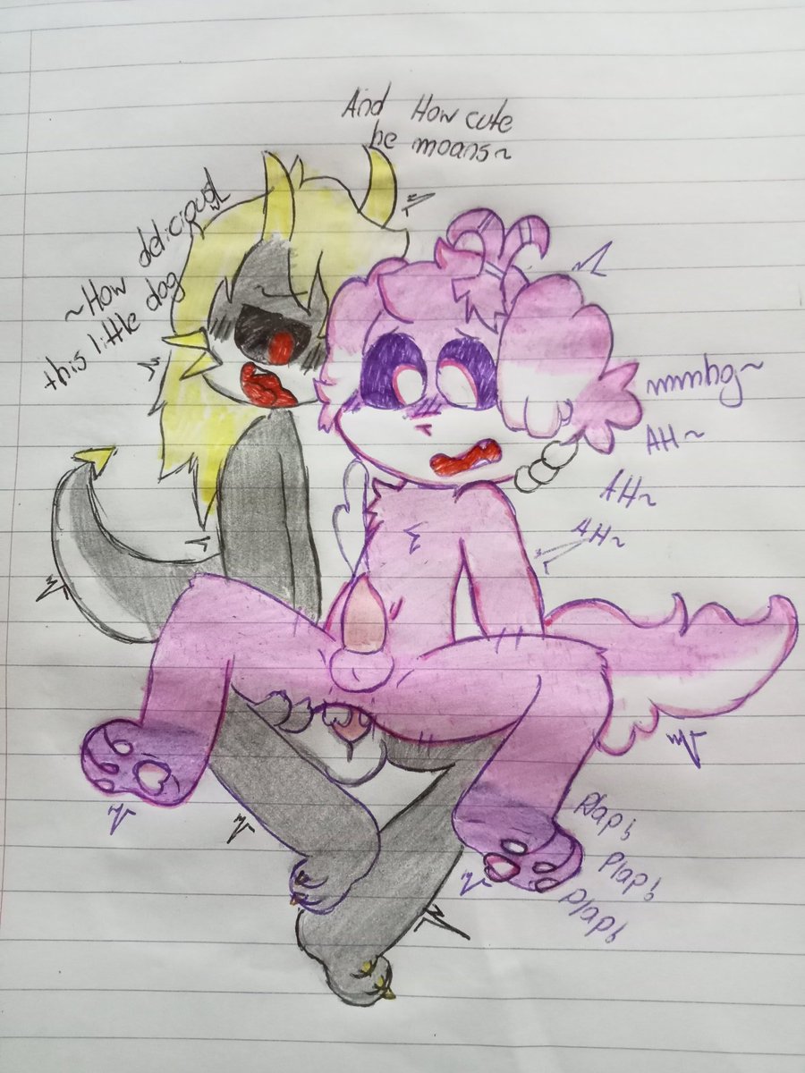 anthro anthro_on_anthro anthro_only black_sclera critters_(poppy_playtime) fruitfurdough furry_only no_humans oc ocs opstah opstah_(characters) poppy_playtime poppy_playtime_(chapter_3) sex smiling_critters tagme white_pupils