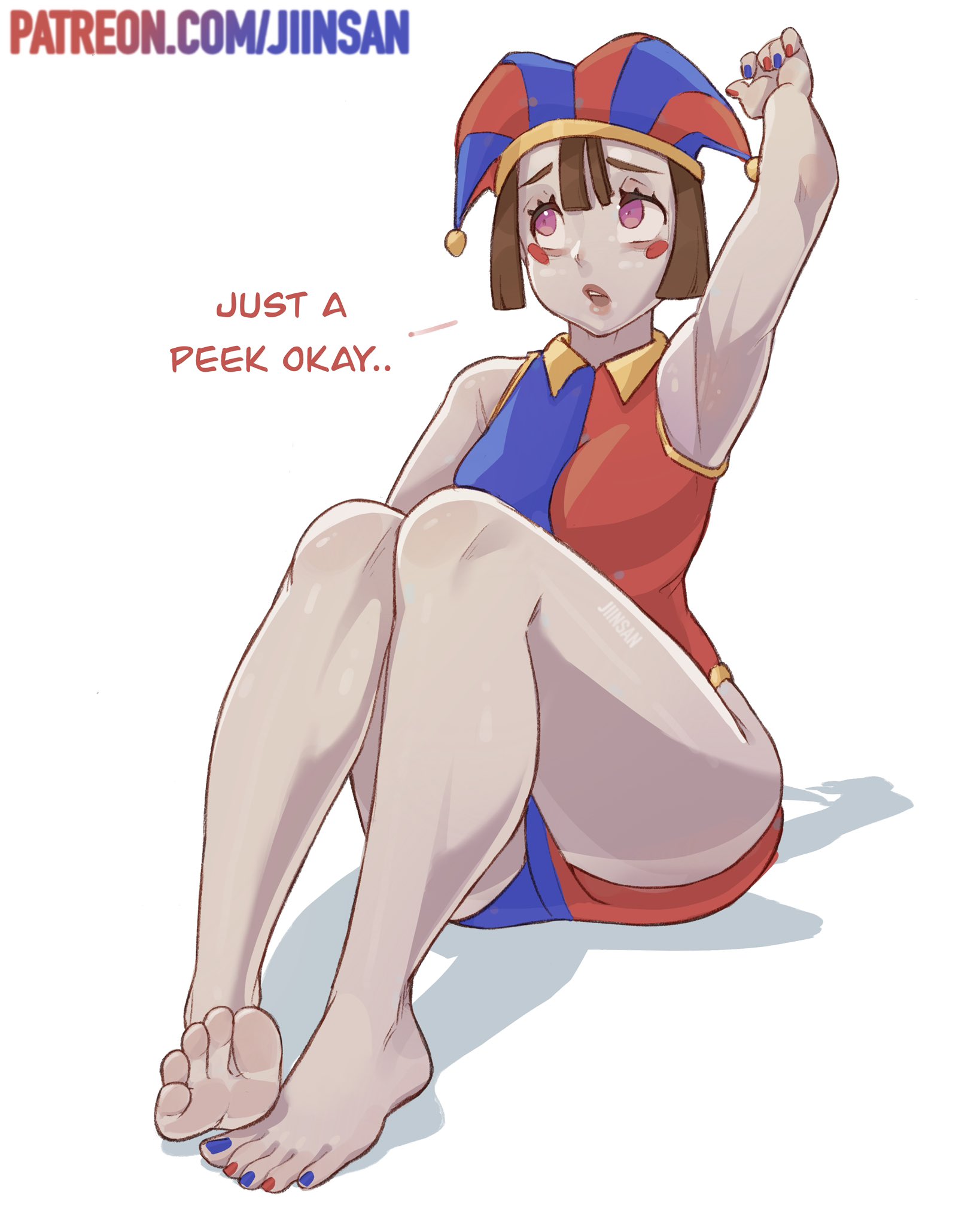 1girls, 2025, anthro on human, anthro penetrating, anus, areola, ass, big ass, big breasts, big thighs, breasts, brown hair, bubble butt, dialogue, feet, feet fetish, feet focus, feet up, female, foot fetish, foot focus, gigantic ass, gigantic thighs, glass, glitch productions, gloves, gooseworx, huge ass, huge cock, huge thighs, jester, jester cap, jester costume, jester girl, jester hat, jester outfit, jiinsan, nail polish, nails painted, nipples, pomni, pomni (the amazing digital circus), presenting feet, pussy, scalie, short hair, shortstack, size difference, straight, tadc, the amazing digital circus, thick ass, thick thighs, thighs, white body, wide hips, wide thighs