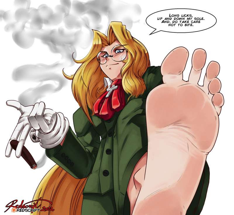 feet feet_focus foot_fetish hellsing integra_hellsing tagme