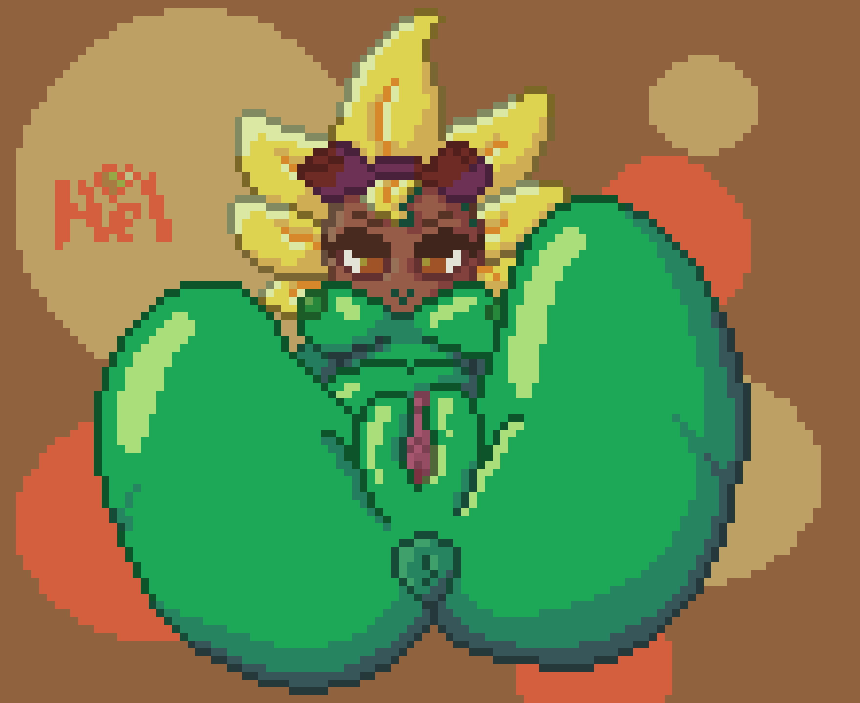 1girls anus anus_focus ass ass_focus belly big_ass big_thighs breasts clitoris female female_focus female_only girl girly hellenqueenx huge_ass huge_thighs large_ass large_thighs nipples nude pixel_(artwork) pixel_art plantie plants_vs_zombies plants_vs_zombies:_heroes pussy pussy_focus smile solar_flare_(pvz) sunflower sunflower_(pvz) thighs uncensored watermark