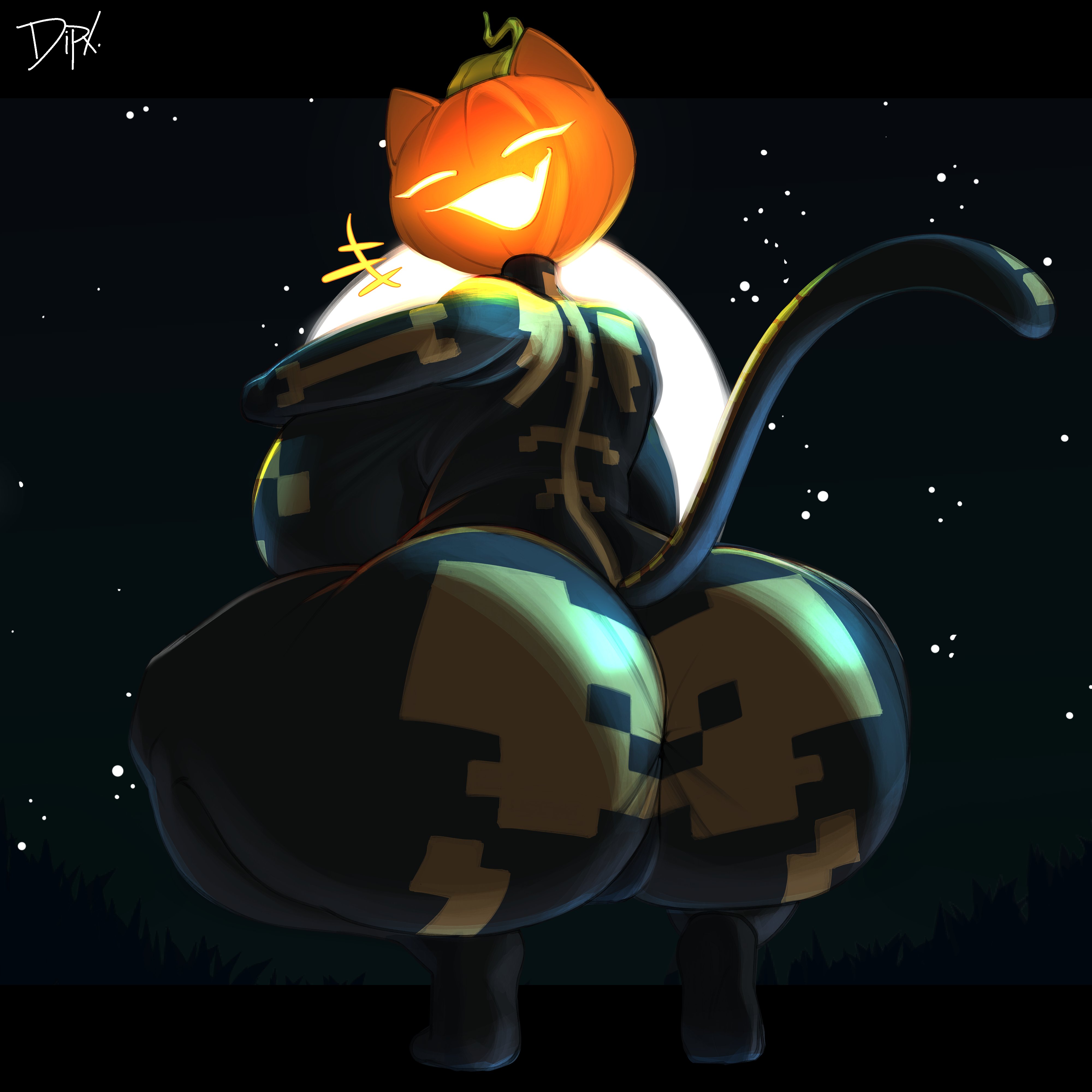 1girls, anthro, ass, ass focus, bbw, big ass, big breasts, big thighs, breasts, bubble butt, cat ears, cat girl, cat tail, catgirl, dipx, female, female focus, female only, fortnite, fortnitemares, gigantic ass, gigantic thighs, halloween, huge ass, huge breasts, huge thighs, hyper, hyper ass, hyper thighs, looking at viewer, pumpkin, pumpkin head, skinsuit, spice (fortnite), thick thighs, thighs, voluptuous, voluptuous female