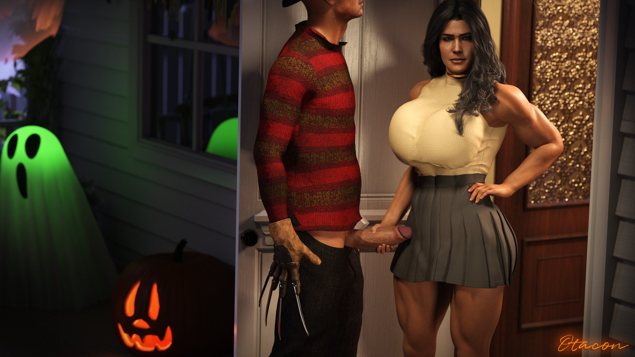 1boy, 1boy1girl, 1girls, 3d, amazon, ass, big ass, big breasts, big thighs, breasts, curvaceous, curvy, curvy figure, dc, dc comics, diana of themyscira, diana prince, eyeless male, female, halloween, hips, hourglass figure, huge ass, huge breasts, huge thighs, injustice 2, justice league, large ass, large breasts, large thighs, legs, light skin, light-skinned female, male, male/female, mature, mature female, mature male, olive skin, otacon212, secret identity, slim waist, straight, thick, thick hips, thick legs, thick thighs, thighs, voluptuous, waist, wide hips, wide thighs, wonder woman, wonder woman (injustice), wonder woman (series)