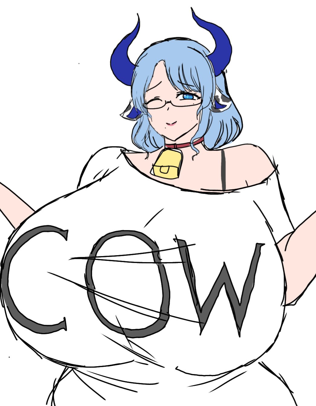 1female, 1girls, breasts, female, female only, gigantic breasts, miilkywayz, momiji (artist), solo, solo female, tagme, virtual youtuber