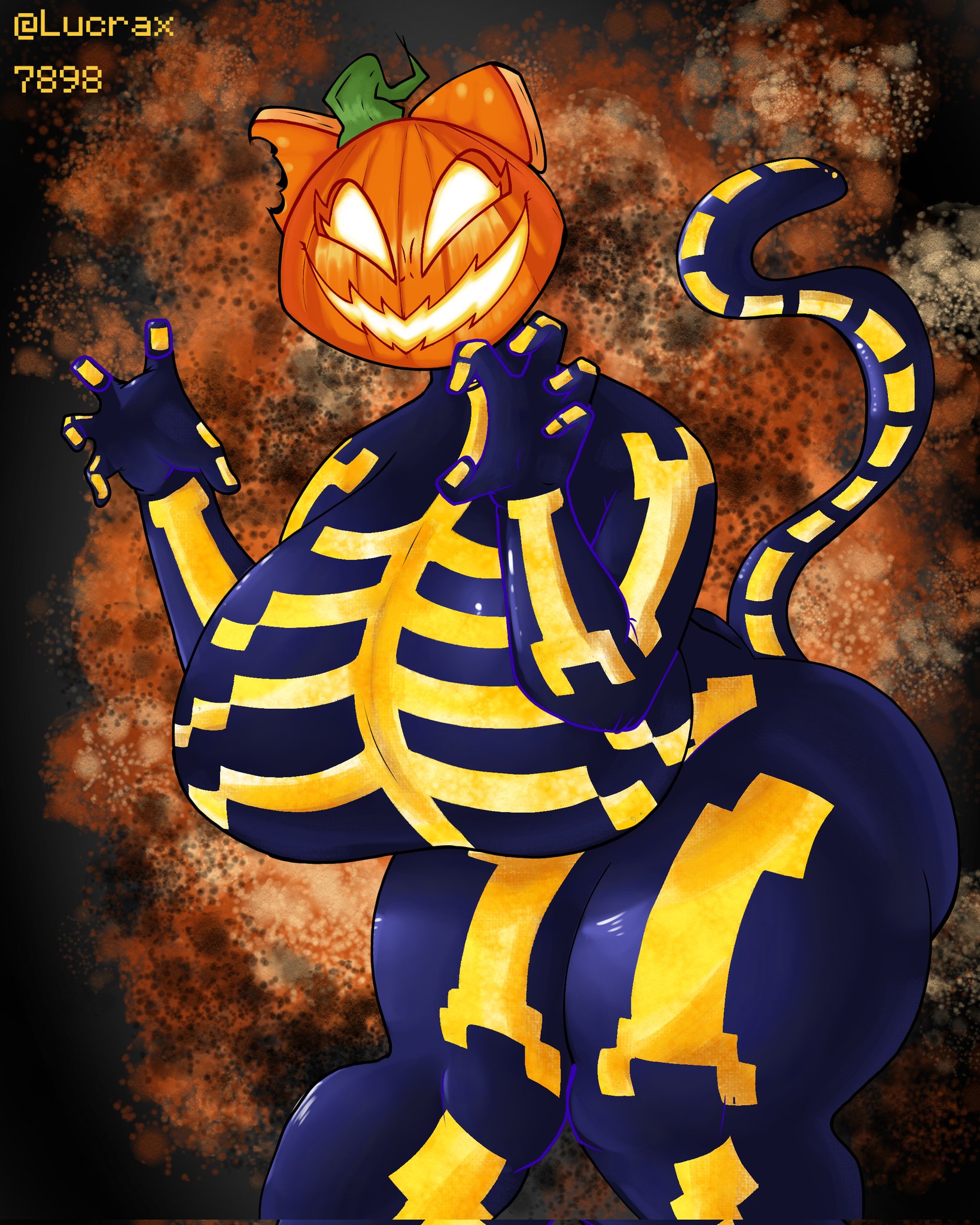 1girls, anthro, ass, ass focus, big ass, big breasts, big thighs, breasts, bubble butt, cat ears, cat girl, cat tail, catgirl, female, female focus, female only, fortnite, fortnitemares, gigantic ass, gigantic breasts, gigantic thighs, halloween, huge ass, huge breasts, huge thighs, hyper, hyper ass, hyper breasts, hyper thighs, looking at viewer, lucrax7898, pumpkin, pumpkin head, skinsuit, spice (fortnite), thick thighs, thighs, voluptuous, voluptuous female