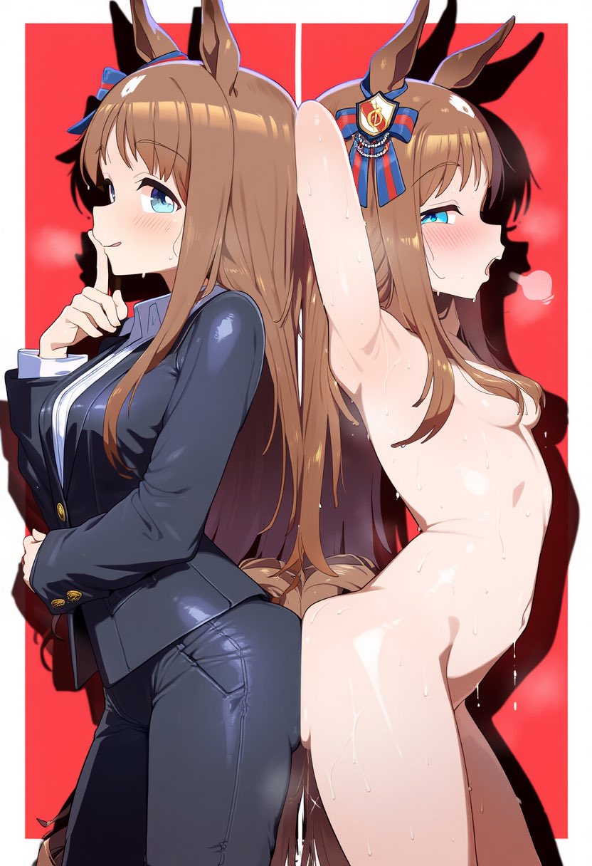 1girls, ai generated, animal ears, anthropomorphization, eyes, female, grass wonder (umamusume), hair, legs, skin, tagme, umamusume, umamusume pretty derby, unknown artist, young