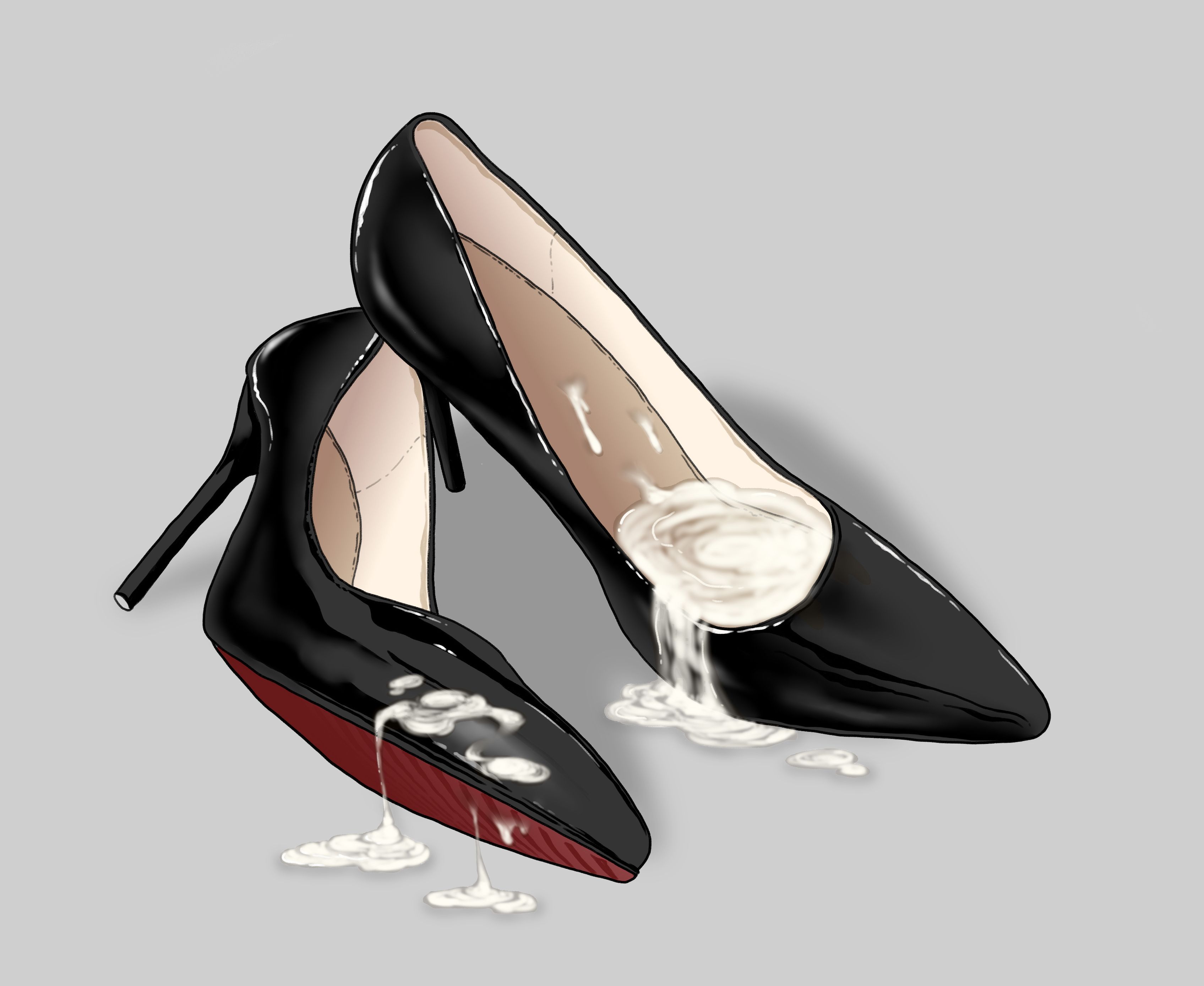bukkake, cum, cum drip, cum in footwear, cum in heels, cum in shoe, cum on footwear, cum on heels, cum on object, cum on shoes, cum tribute, cumdrip, drenched in cum, female, female footwear, filled with cum, footwear, footwear fetish, heels, heels fetish, high heels, high heels focus, high heels only, object focus, original, original art, original artwork, semen, shoe fetish, tagme, tauren (artist), unworn shoes