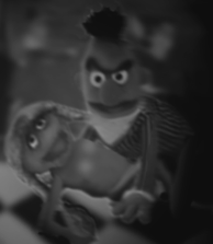 1boy 1girls angry bert black_and_white clothing edit female image lowres male monochrome muppet muppets no_color open_mouth paheal prairie_dawn rule_34_(paheal) sesame_street straight