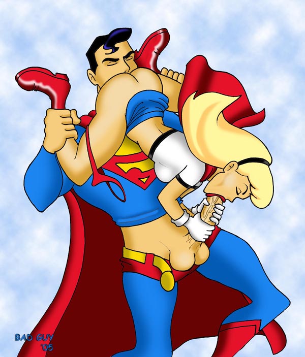 69 2005 bad_guy black_hair blonde_hair cousins dc dc_comics dcau female incest kryptonian linda_danvers male sex supergirl superman superman:_the_animated_series superman_(series) white_female white_male