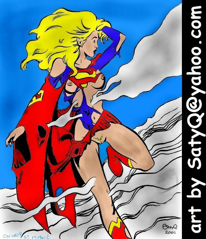 2001 blonde_female blonde_hair color colored dc dc_comics satyq supergirl superman_(series) tagme white_female