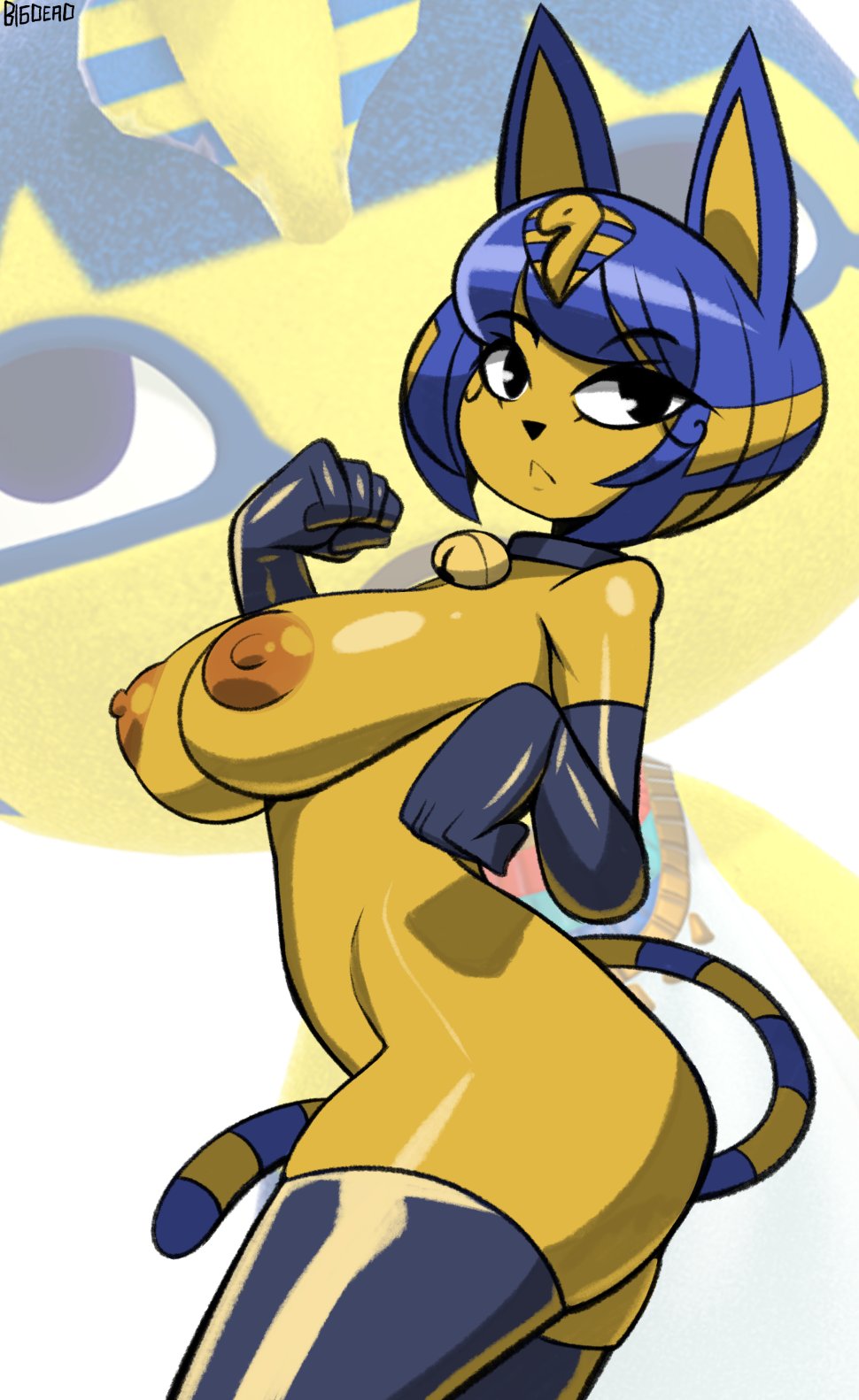 1girls 2d 2d_(artwork) :< absurd_res accessory animal_crossing ankha ankha_(animal_crossing) anthro anthro_only areola areolae armwear artist_name artist_signature ass athletic athletic_female bangs bare_ass bare_back bare_breasts bare_midriff bare_shoulders barely_clothed bell bell_collar big_ass big_breasts big_butt big_thighs bigdeadalive black_eyes black_nose blue_body blue_fur blue_hair bob_cut bottomless bottomless_anthro bottomless_female breast_focus breasts brown_areola brown_nipples bubble_ass bubble_butt busty butt casual casual_exposure casual_nudity cat_ears cat_girl cat_humanoid cat_tail catgirl chest cleavage clenched_hand clothes clothing collar curvaceous curvy curvy_body curvy_female curvy_figure cute cute_face digital_drawing_(artwork) digital_media digital_media_(artwork) domestic_cat elbow_gloves erect_nipples exposed exposed_ass exposed_breasts exposed_midriff exposed_nipples exposed_shoulders exposed_torso eyebrows eyelashes fat_ass fat_butt felid felid_humanoid feline feline_humanoid felis fit fit_female fringe functionally_nude functionally_nude_female fur furry furry_ass furry_breasts furry_ears furry_female furry_only furry_tail glistening glistening_body glistening_breasts glistening_eyes glistening_hair glistening_skin hair_accessory hair_ornament hanging_breasts highlights_(coloring) hips hourglass_figure huge_ass huge_breasts huge_butt huge_thighs humanoid inner_sideboob large_thighs latex latex_armwear latex_clothing latex_elbow_gloves latex_gloves latex_legwear latex_stockings latex_thighhighs legwear long_tail looking_at_viewer midriff naked naked_female naked_footwear naked_stockings naked_thighhighs nintendo nipples no_bra no_humans no_panties no_underwear nude nude_anthro nude_female obscured_pussy pose posing presenting presenting_breasts puffy_areola puffy_nipples pussy_obscured revealing_clothes shiny_body shiny_breasts shiny_clothes shiny_hair shiny_skin side_view sideboob simple_background skimpy skimpy_clothes skin_tight skindentation slim_waist standing stockings tail thick_thighs thighhighs thighs tight_clothing tight_fit topless topless_anthro topless_female two-tone_hair two_tone_body two_tone_fur upper_body voluptuous voluptuous_female white_background wide_hips yellow_body yellow_fur yellow_hair