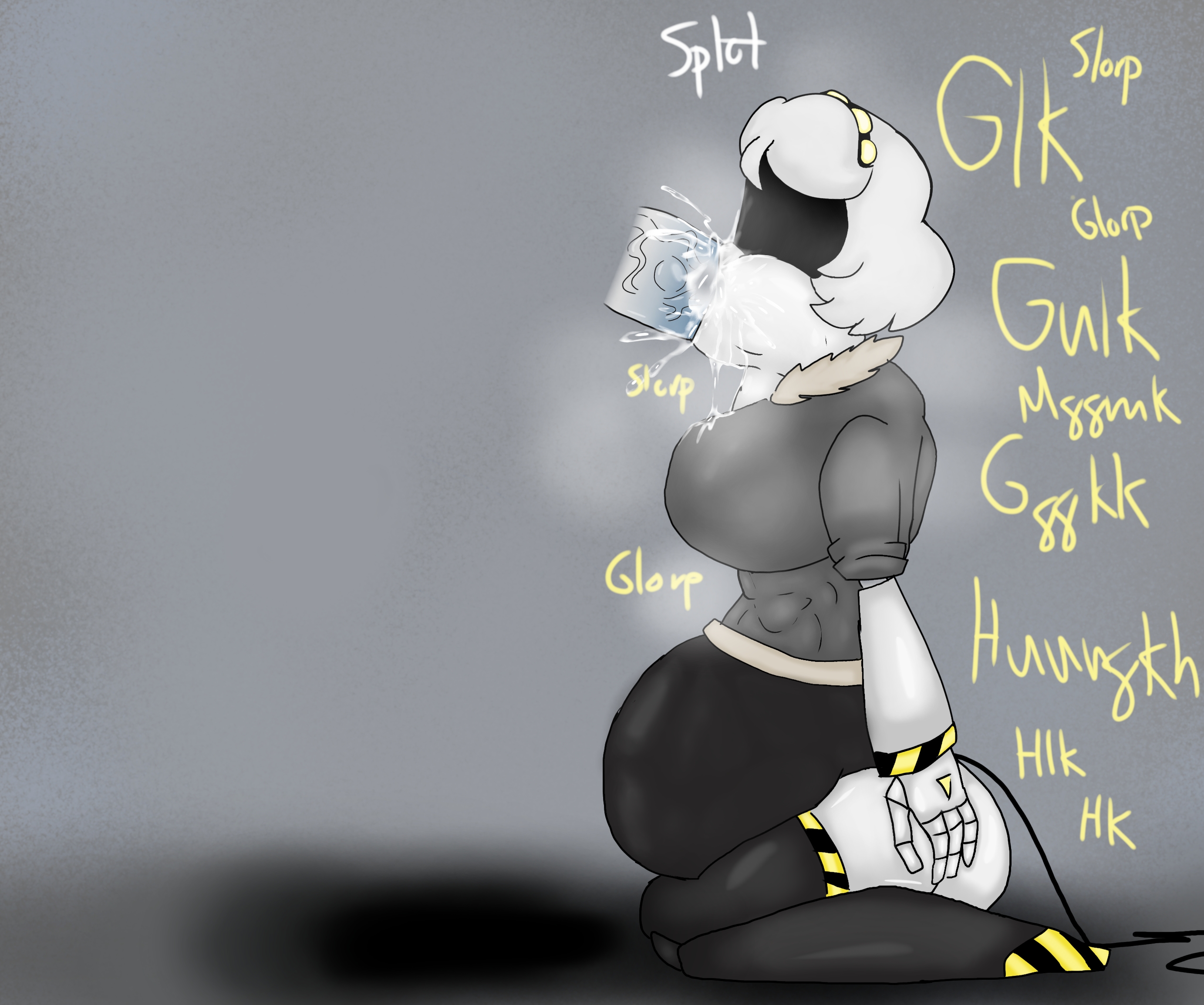 1boy, 1girls, 2025, 2d, 2d (artwork), 2d artwor, 2d artwork, ass, big ass, big breasts, black jacket, black screen on face, breasts, cant breathe, cant hold it, couldn't breathe, couldn't hold it, cum, cum in mouth, cumflated belly, cumflation, cuminflation, cumming, cumming in mouth, cumming inside, deepthroat, eyes, female, foreskin, fur jacket, glitch productions, hyper cock, hyper cumflation, hyper dick, hyper muscles, hyper penis, hyper veins, imminent penetration, inflated belly, inflation, knocked out, load of cum, male, male/female, mouth full of cock, murder drones, muscles, oral, oral rape, passed out, penis, precum, rape, robot, robot girl, robot humanoid, saliva, saliva on penis, saliva on tip, screen face, sd loveher (artist), shiny body, shiny metal, short hair, short-haired female, silver hair, sucking cock, sucking dick, sucking penis, sucking penis tip, swallowing, swallowing cum, swallowing penis while deepthroat, tail, text, text bubble, top heavy, uncircumcised, unconscious, unconscious female, unseen male face, v (murder drones), white body, yellow eyes