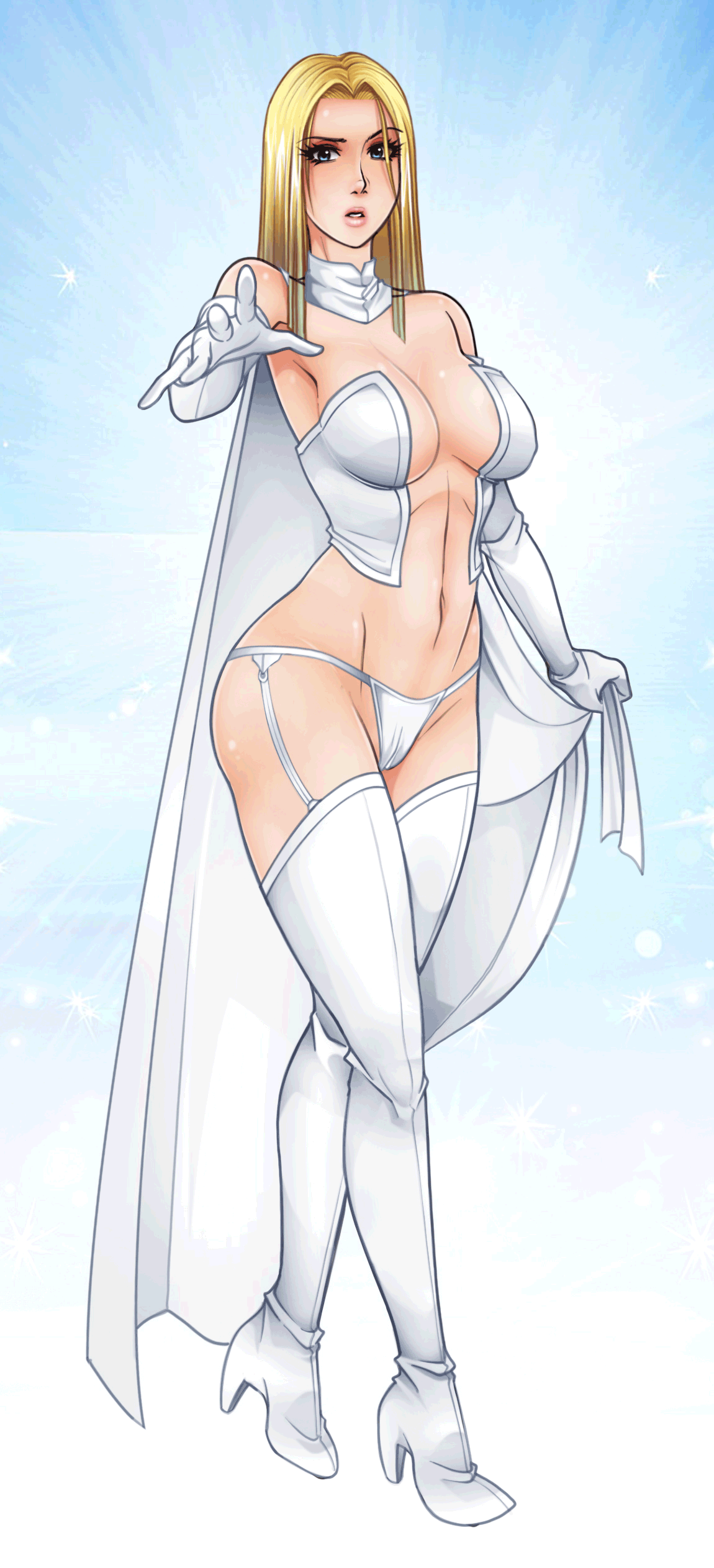 blonde hair, emma frost, female, jago dibuja, marvel, marvel comics, tagme, x-men