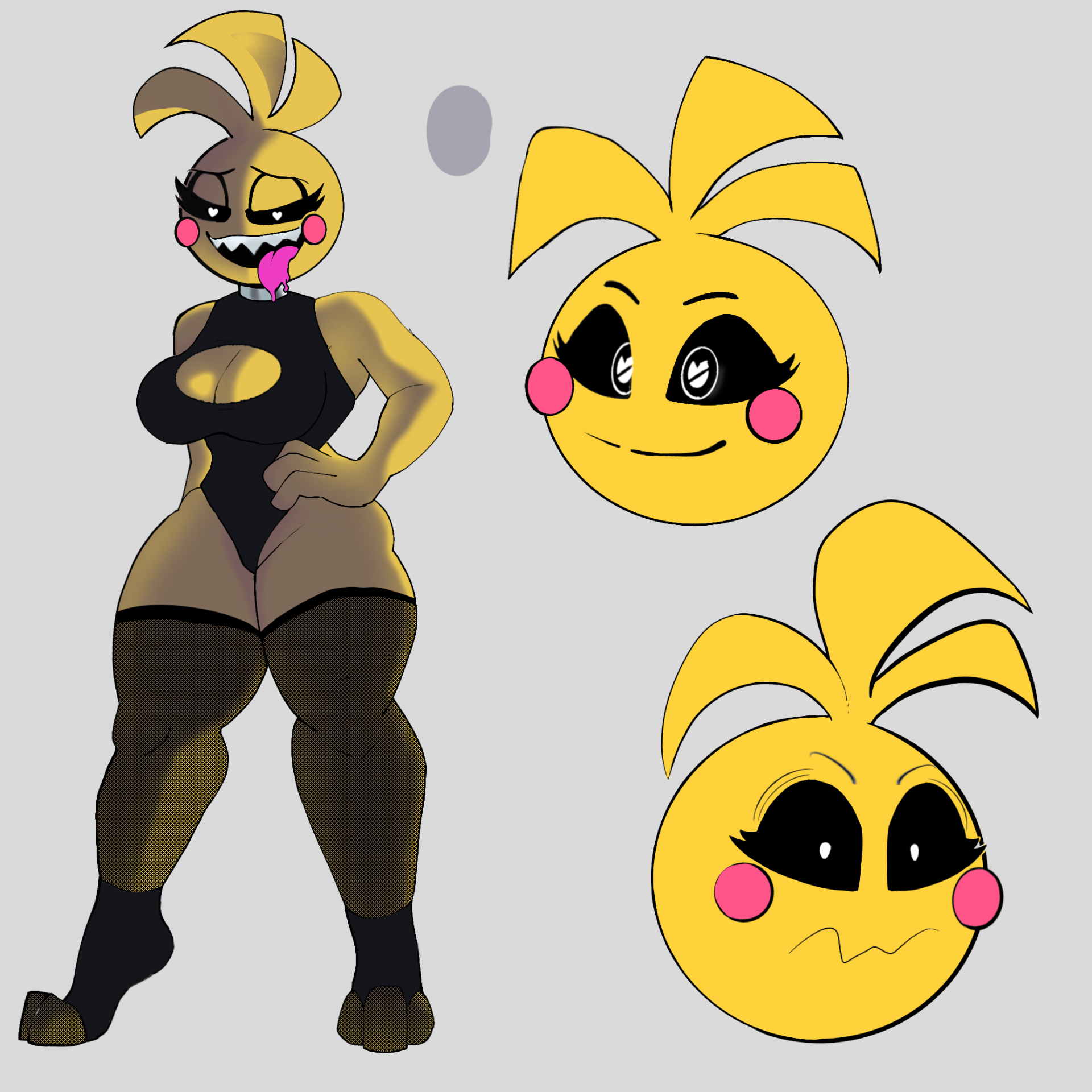 1girls, animatronic, animatronic female, chicken, chicken girl, female, female only, five nights at freddy's, five nights at freddy's 2, rabex, robot, robot girl, scottgames, solo, suggestive, toy chica (fnaf), toy chica (love taste)