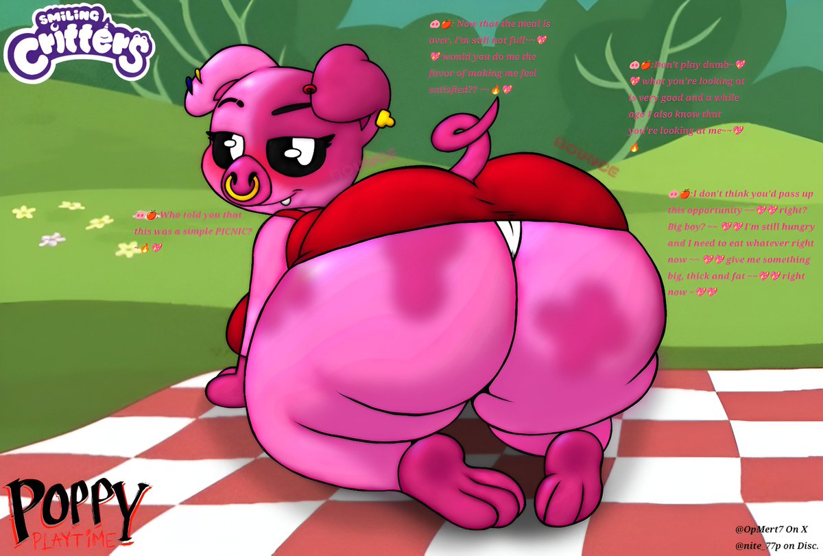 anthro anthro_on_anthro anthro_only critters_(poppy_playtime) domestic_pig furry_only mertens_opp_(artist) no_humans picky_piggy_(poppy_playtime) pickypiggy pig pink_body pink_fur pink_skin poppy_playtime poppy_playtime_(chapter_3) sex smiling_critters tagme