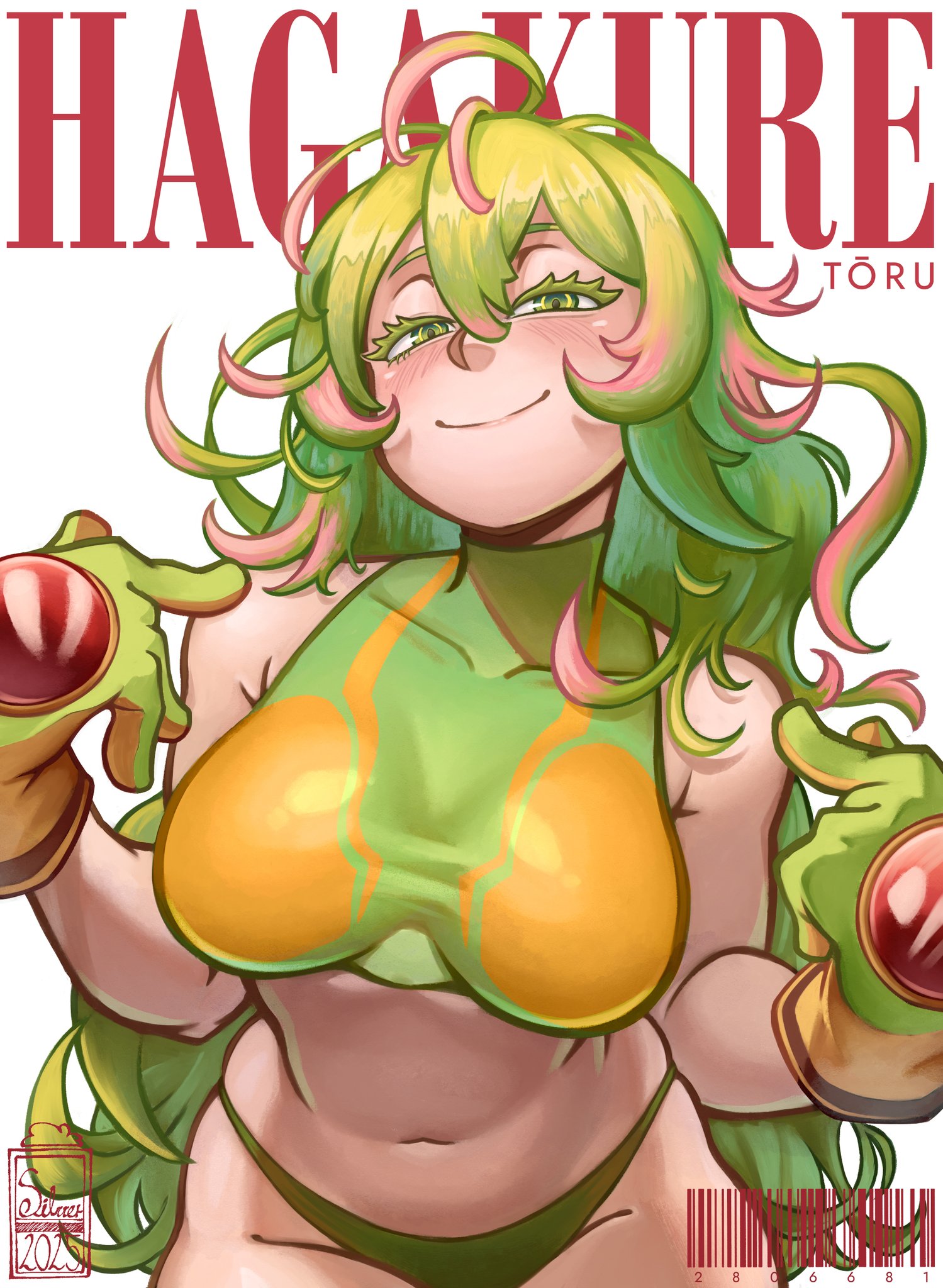 1girls, boku no hero academia, breasts, female, female focus, female only, green eyes, green hair, green-haired female, hi res, large breasts, light skin, light-skinned female, looking at viewer, midriff, my hero academia, my hero academia (finale), post-timeskip, silver lyon, silverlyon2, smile, solo, thighs, tooru hagakure, tooru hagakure (post-timeskip), tooru hagakure (visible), wide hips