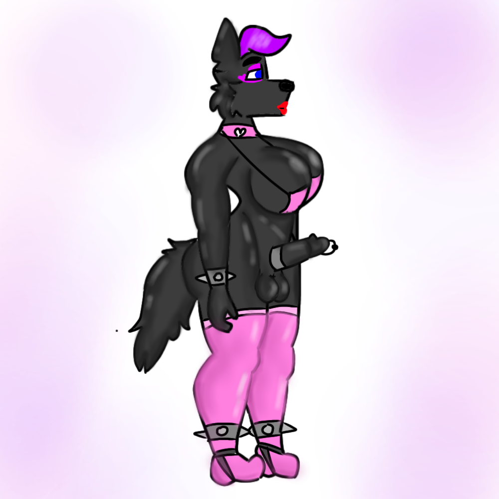 1:1 bimbofication futanari intersex male tagme taur