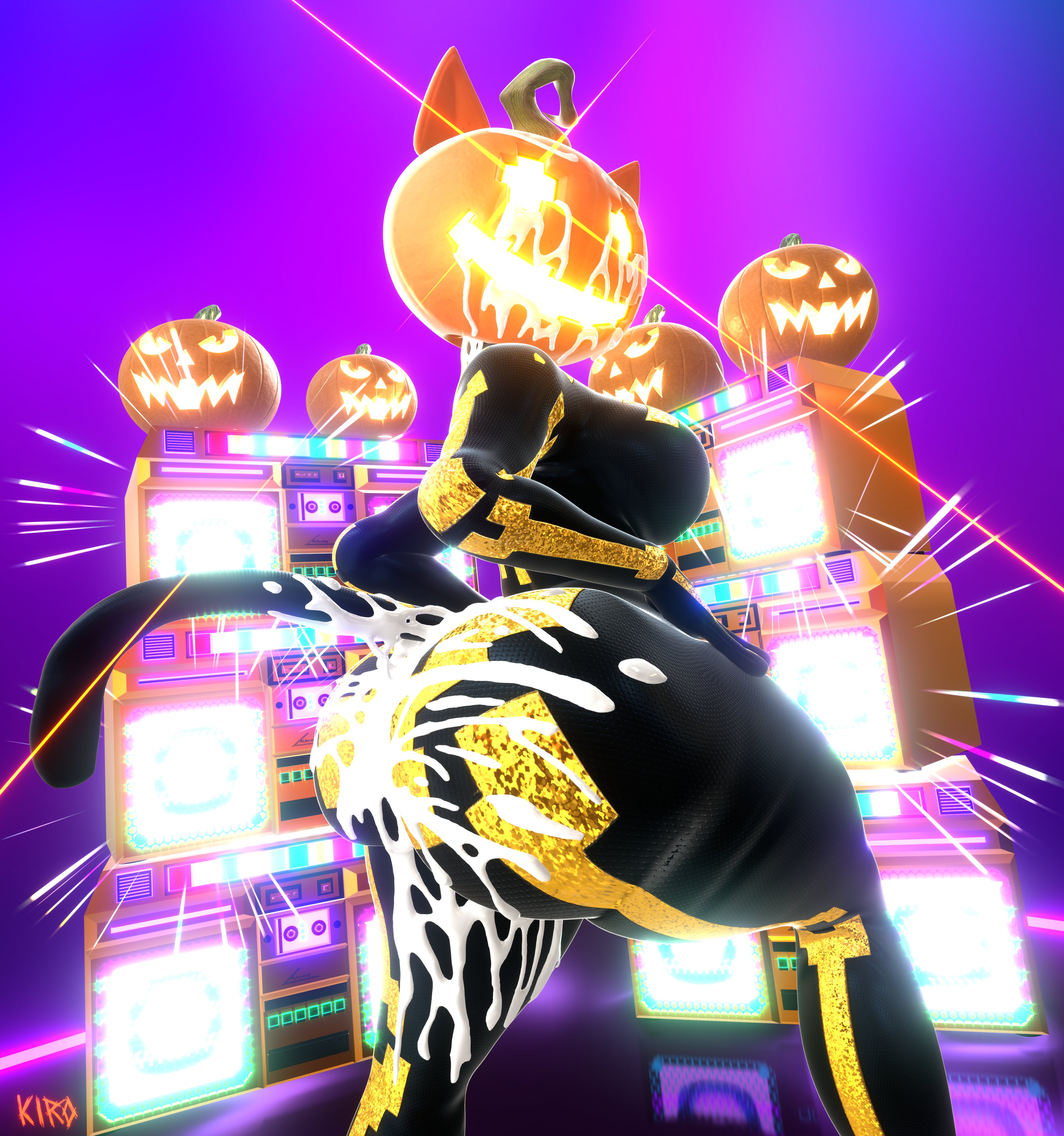 1girls, 3d, 3d (artwork), anthro, ass, big ass, big breasts, big thighs, breasts, cat ears, cat girl, cat tail, catgirl, covered in cum, cum, cum on ass, cum on body, cum on breasts, cum on face, female, female focus, female only, fortnite, fortnitemares, gigantic ass, gigantic thighs, halloween, huge ass, huge breasts, huge thighs, hyper, hyper ass, hyper thighs, kiro93591529, looking at viewer, pumpkin, pumpkin head, skinsuit, spice (fortnite), thick thighs, thighs, voluptuous, voluptuous female
