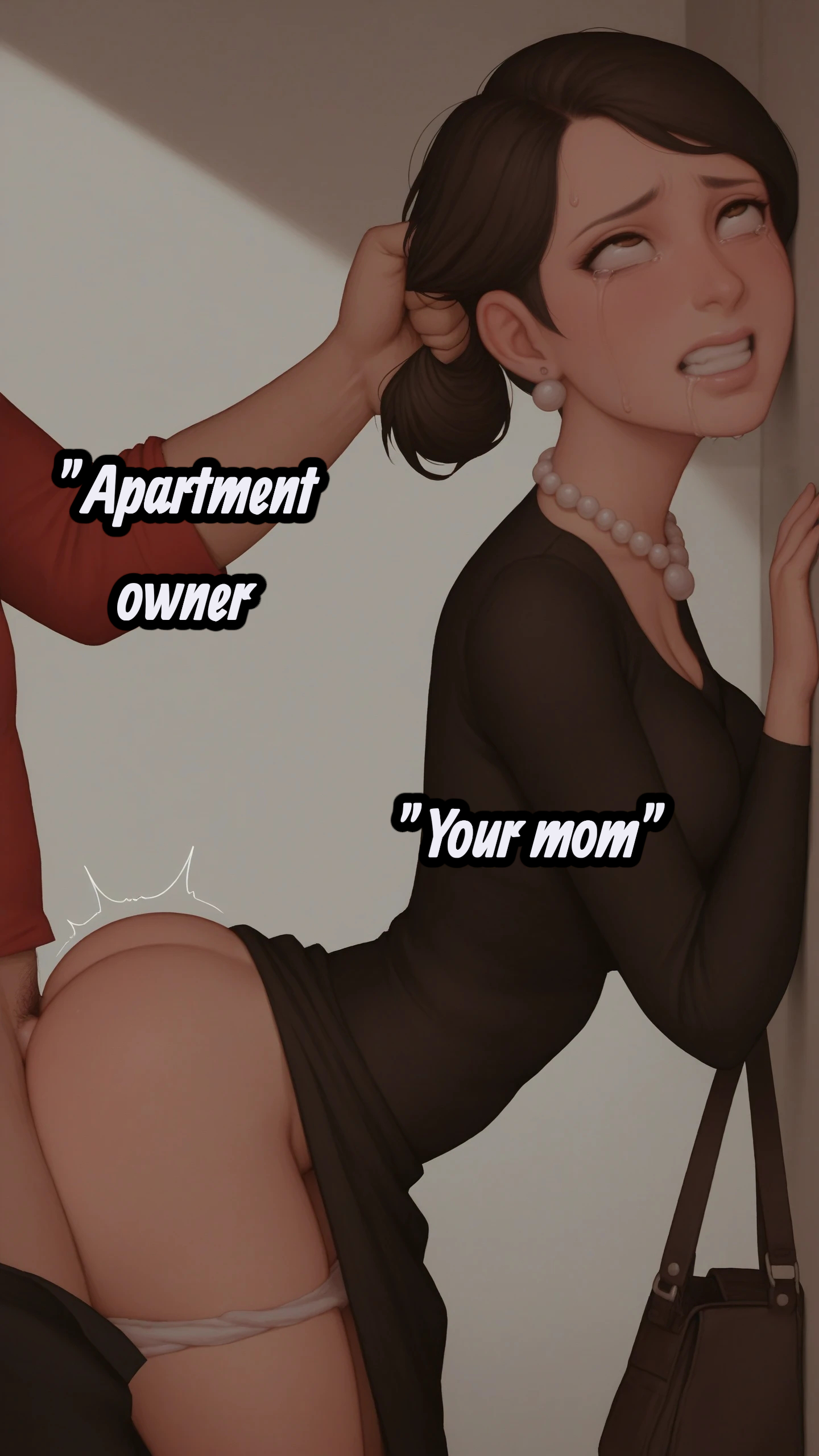 ai generated, big ass, big breasts, enfermosic28, mother, panties, panties down, rental room, vaginal penetration, your mom