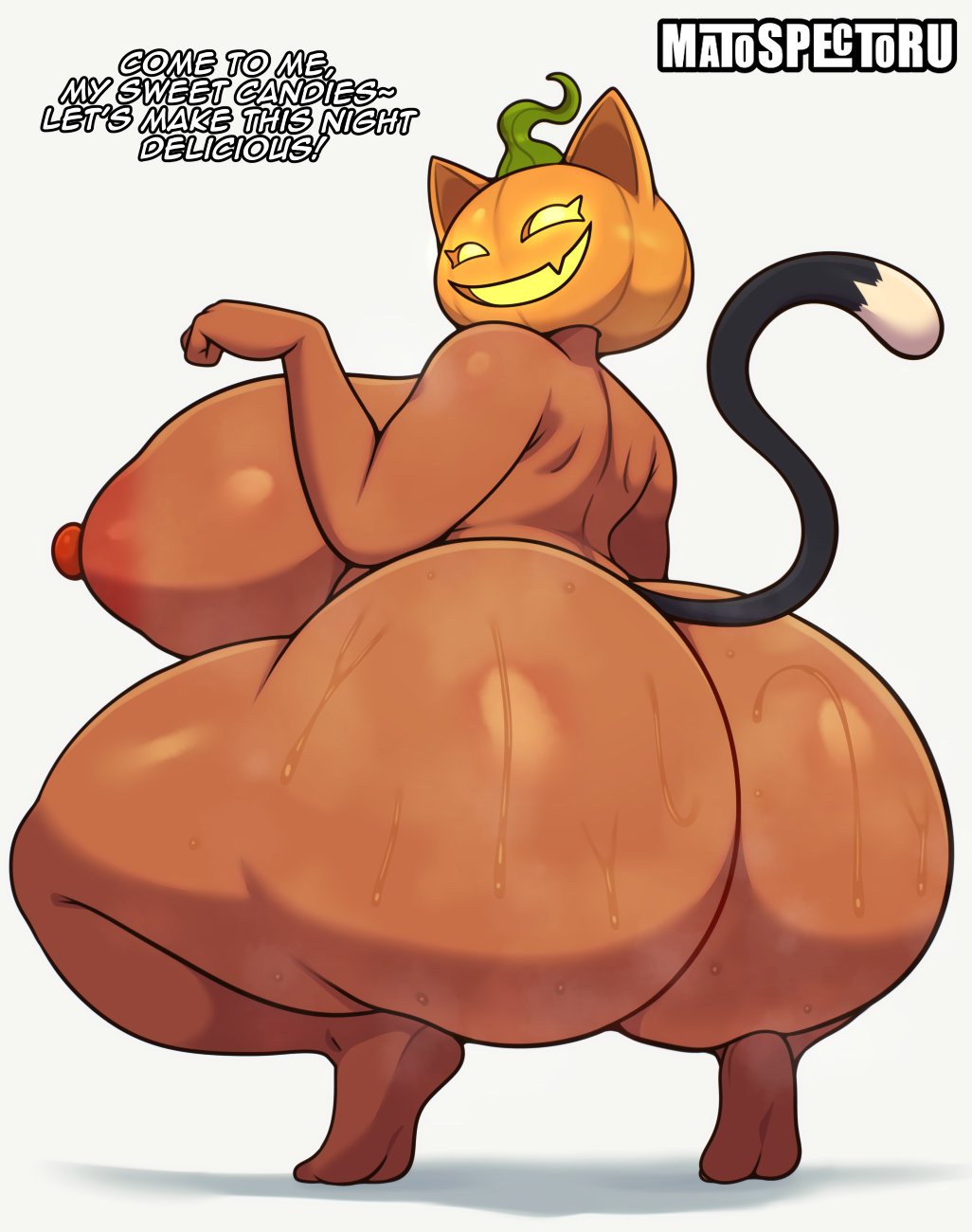 1girls, anthro, areola, ass, barefoot, big areola, big ass, big breasts, big nipples, big thighs, breasts, cat ears, cat girl, cat tail, catgirl, completely nude, completely nude female, dialogue, female, female focus, female only, fortnite, fortnitemares, full body, furry, gigantic ass, gigantic breasts, gigantic thighs, halloween, huge areola, huge ass, huge breasts, huge nipples, huge thighs, hyper, hyper ass, hyper breasts, hyper thighs, looking at viewer, matospectoru, naked, naked female, nipples, nude, nude female, pumpkin, pumpkin head, solo, solo female, spice (fortnite), squatting, sweat, sweatdrop, sweating, tail, text, thick thighs, thighs, voluptuous, voluptuous female