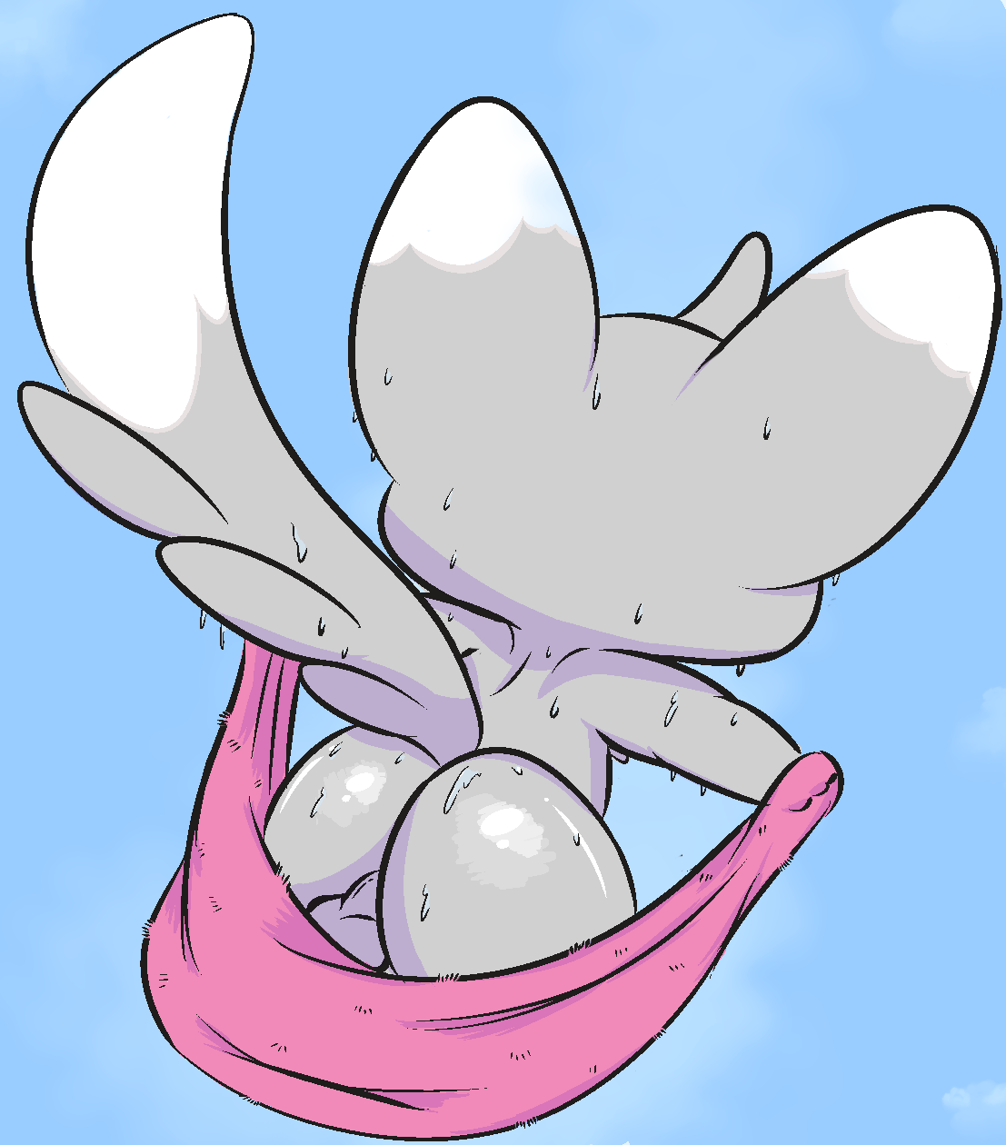 2020 anthro ass backsack balls big_butt big_ears big_head blue_background dipstick_ears dipstick_tail dripping ear_markings faceless_character faceless_male generation_5_pokemon genitals glistening glistening_butt hi_res holding_object holding_towel long_tail male male_anthro markings minccino mincheeto multicolored_ears nintendo nude pokemon pokemon_(species) portrait raised_tail rear_view simple_background tail tail_markings towel toweling_off water_drop wet