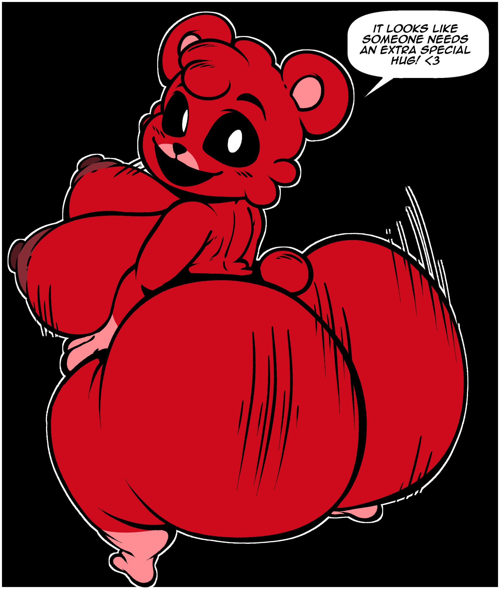 1female, 1girl, 1girls, 2026, 2026s, 2d, 2d (artwork), 2d artwork, anthro, anthro female, anthro only, anthrofied, areola, areolae, ass, bear, bear ears, bear girl, bear humanoid, bear tail, big ass, big breasts, big butt, big thighs, black background, black eyes, black sclera, blush, bobby bearhug, bobby bearhug (poppy playtime), bouncing ass, bouncing breasts, bouncing butt, breasts, bubble ass, butt, clapping buttocks, clapping cheeks, critters (poppy playtime), dat ass, dat butt, dialogue, digital art, digital drawing, digital drawing (artwork), digital media, digital media (artwork), digital painting, digital painting (artwork), english, english dialogue, english text, eyebrows, fat ass, fat butt, female, female anthro, female focus, female only, flirting, flirting with viewer, fur, furry, furry ass, furry breasts, furry female, furry only, girl, hi res, huge ass, huge breasts, huge butt, huge thighs, large ass, large breasts, large butt, looking at viewer, mascot horror, mob entertainment, mob games, nipples, no humans, open mouth, poppy playtime, poppy playtime (chapter 3), poppy playtime (chapter 4), pupils, red body, red fur, red tail, short tail, simple background, smile, smiling, smiling at viewer, smiling critters, solo, solo female, solo focus, speech bubble, tagme, tail, text, text bubble, thick, thick ass, thick butt, thick thighs, thighs, ursid, ursid humanoid, ursine, ursine humanoid, video games, white eyes, white pupils, yungcreateart