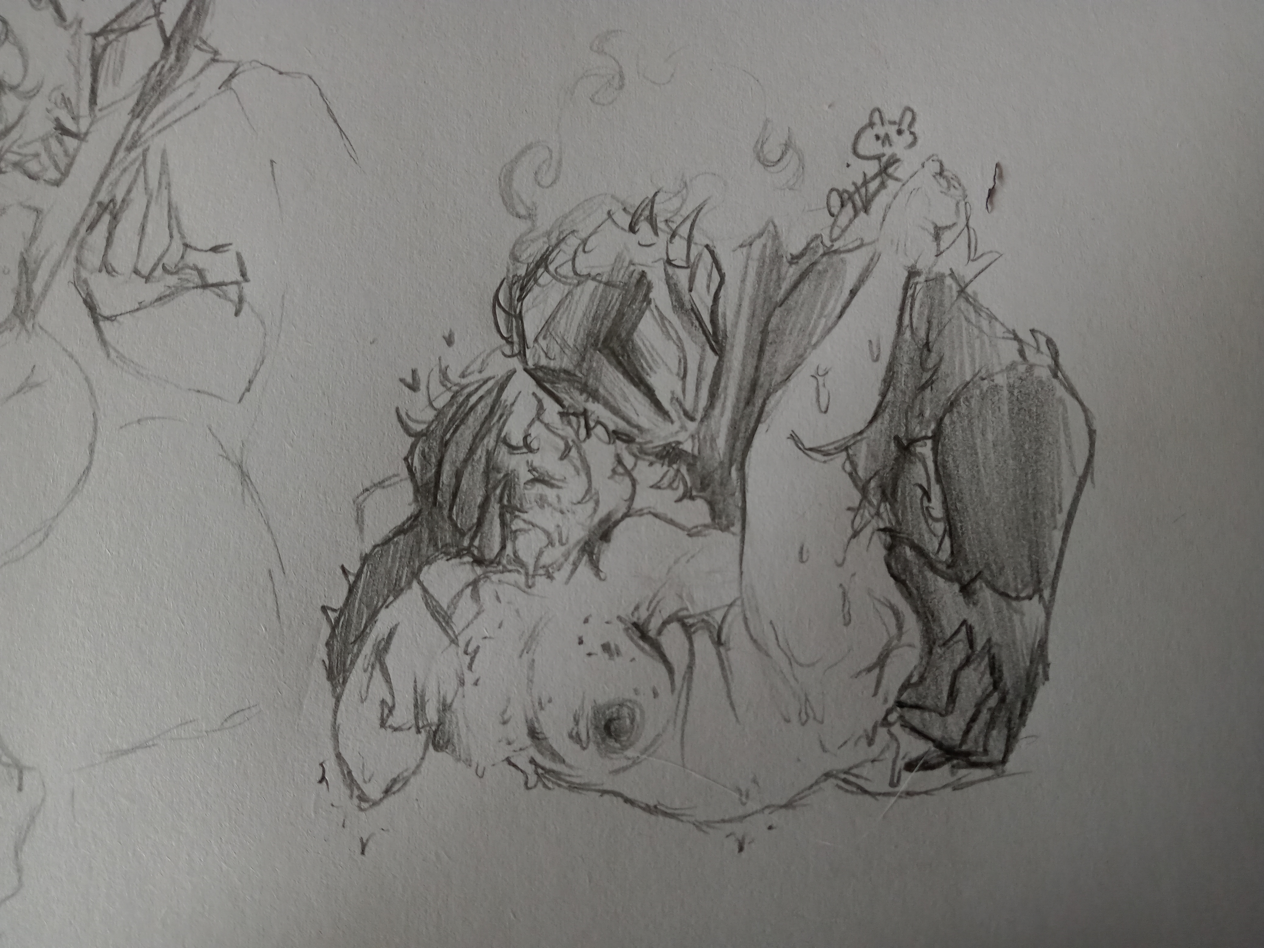 big areola, big breasts, breasts, cookie run, cookie run kingdom, enemies, enemies having sex, enemies with benefits, female, fingers in pussy, masturbation, pussy, silent salt cookie, traditional art, traditional media, traditional media (artwork), white lily cookie