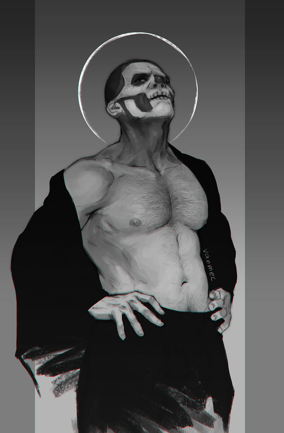 ghost_bc papa_emeritus_ii shirtless_male tagme