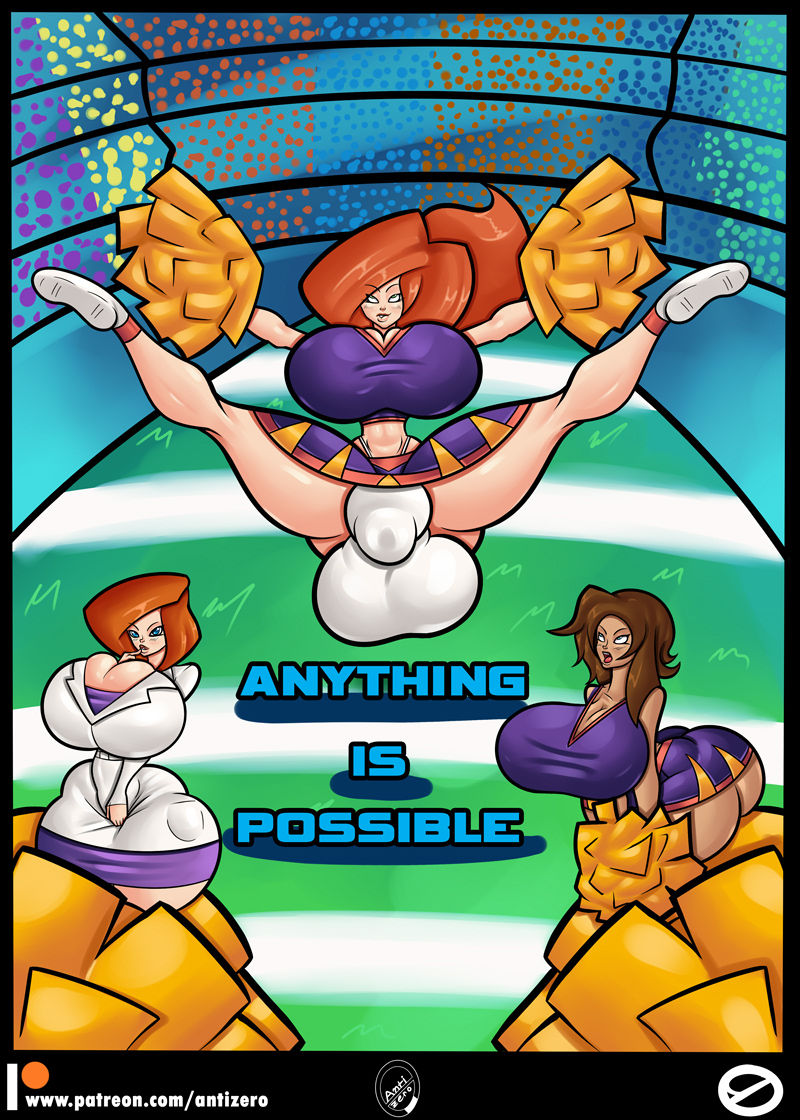 1futa 2girls ann_possible antizero big_breasts big_penis cheerleader clothed clothing comic comic_page dark-skinned_female female flaccid fully_clothed futanari gigantic_breasts ginger huge_ass huge_balls huge_breasts huge_cock human kim_possible kimberly_ann_possible light-skinned_female light-skinned_futanari light_skin mostly_clothed standing thick_thighs wide_hips