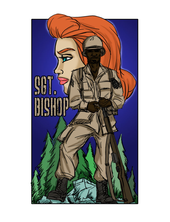 dark-skinned_male dark_skin english_text female illustrated-interracial male red_hair sgt._bishop text