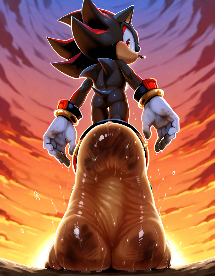 1boy ai_generated dirty_feet foot_fetish furry looking_at_viewer male male_only shadow_the_hedgehog soles solo sonic_(series) sonic_the_hedgehog_(series) sweaty_feet two_tone_feet wrinkled_feet