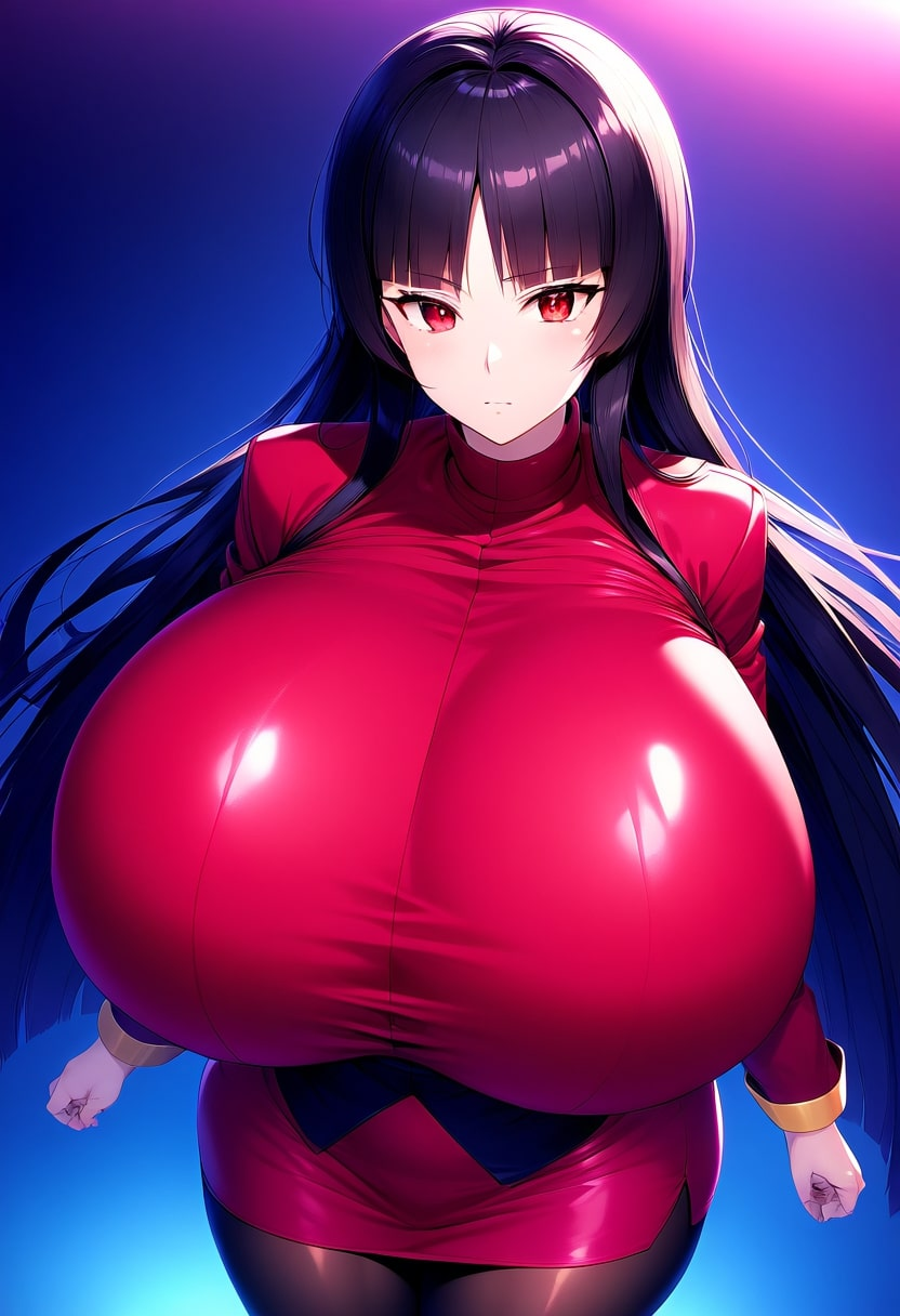 ai_generated alternate_body_type alternate_breast_size big_breasts black_hair breasts game_freak gigantic_breasts huge_breasts large_breasts long_hair minmin nintendo pokemon pokemon_(franchise) sabrina_(pokemon)