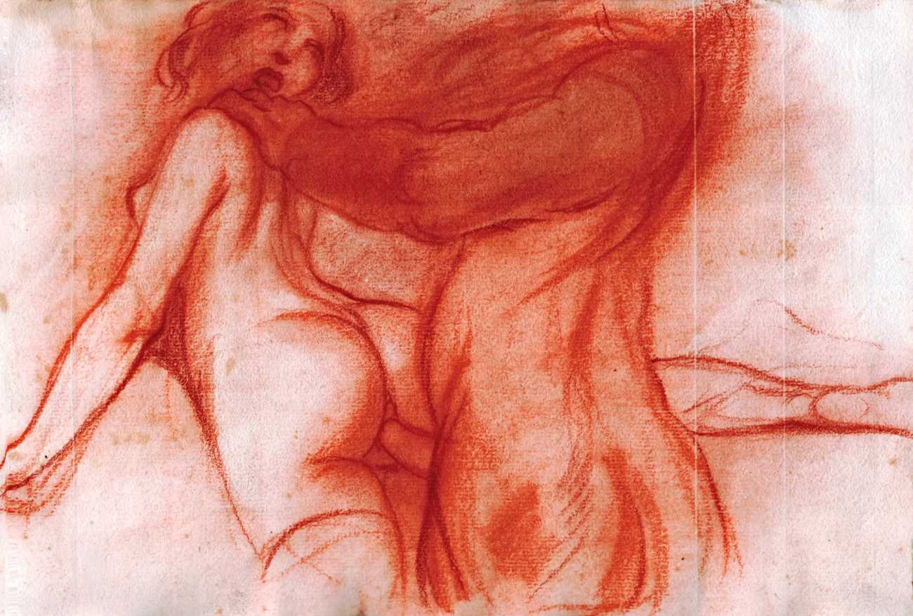 1910s 1boy 1girls aroldo_bonzagni ass female fine_art from_behind monochrome public_domain sex sketch traditional_media_(artwork) vaginal_penetration vintage