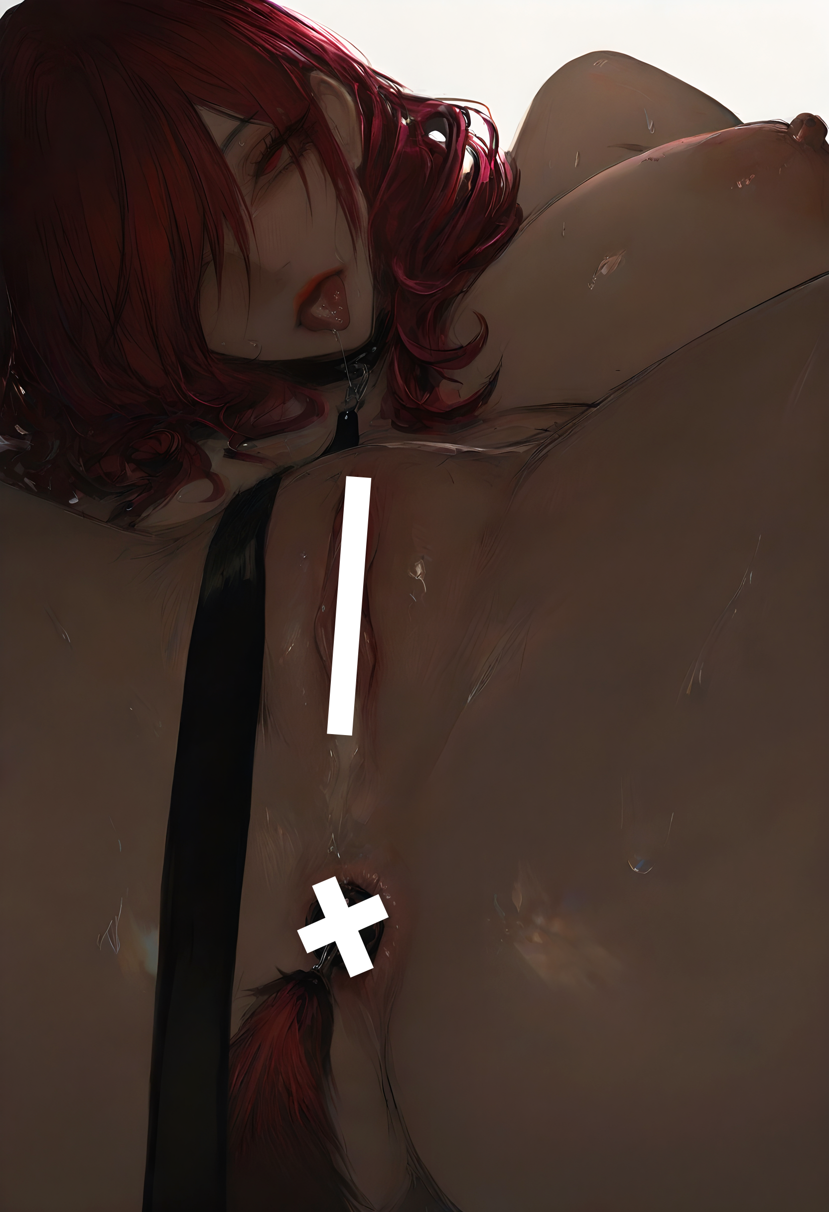 censored, ly (artist), mitsuru kirijo, persona, persona 3, tagme