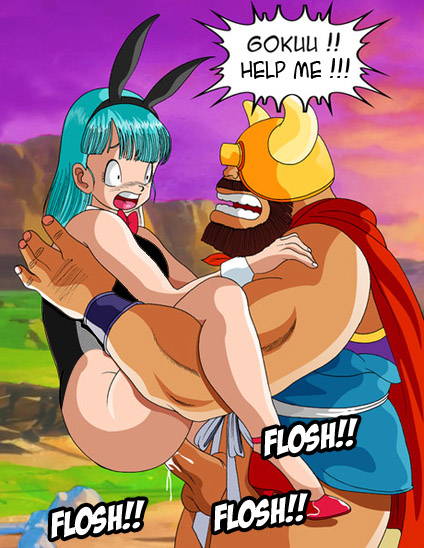 1girls bowtie bulma bulma_(bunny) bulma_briefs bunny_costume bunny_ears bunnysuit detached_collar dragon_ball female gyuumaou_(dragon_ball) high_heels male ox_king super_melons tagme teenager wrist_cuffs