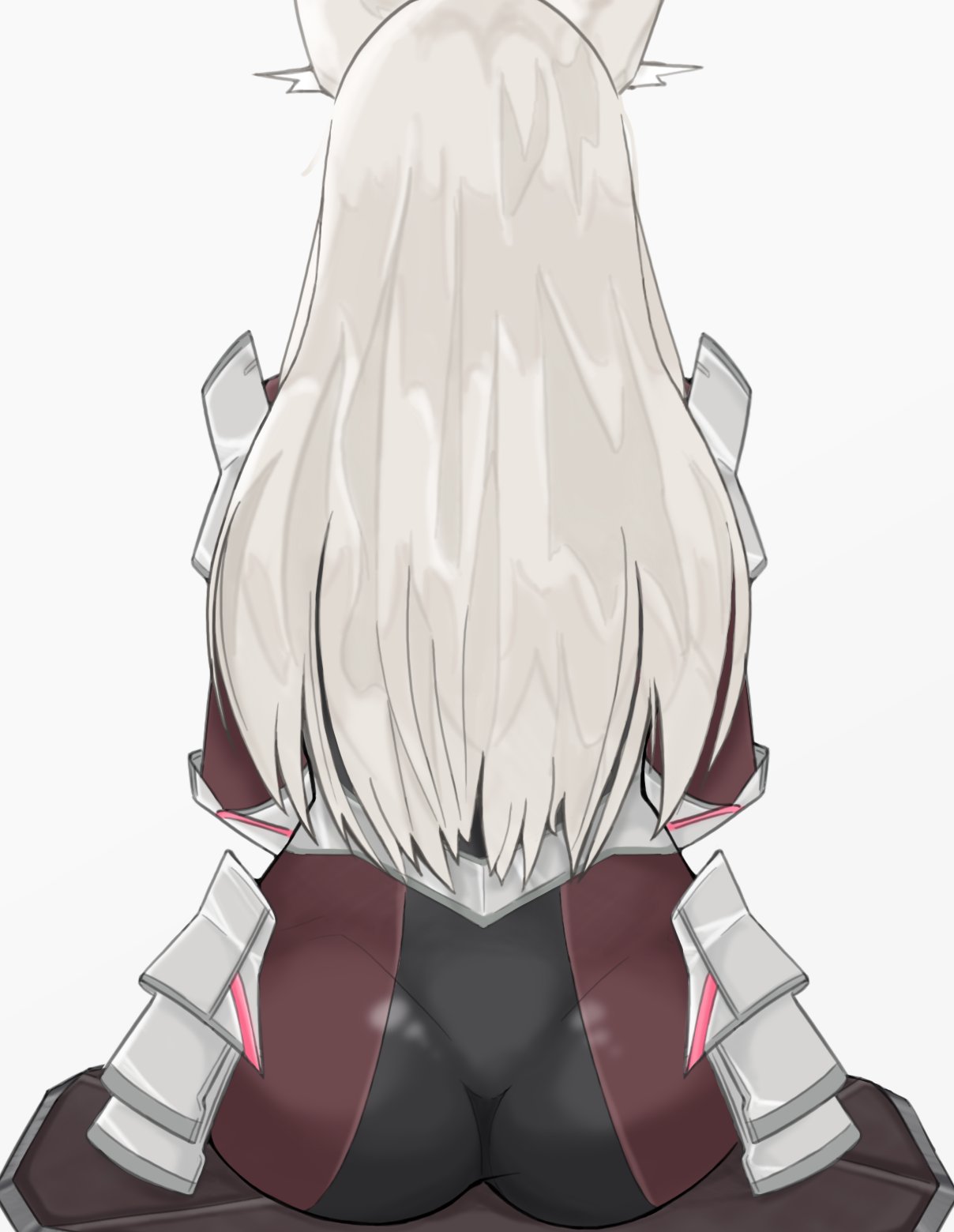 1girls absurd_res ass ass_focus bubble_ass bubble_butt cat_ears catgirl curvy dat_ass female female_only highres iamrardib large_ass long_hair m_(xenoblade) mio_(xenoblade) monolith_soft nintendo silver_armor silver_hair sitting slim_waist thick_ass thick_thighs thighs very_long_hair viewed_from_behind voluptuous wide_hips xenoblade_(series) xenoblade_chronicles_3